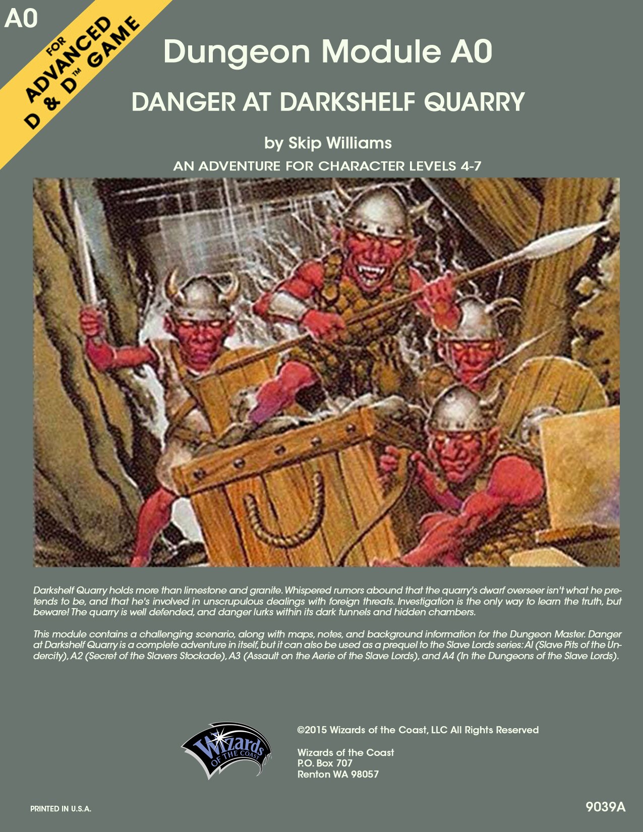A0 - Danger at Darkshelf Quarry