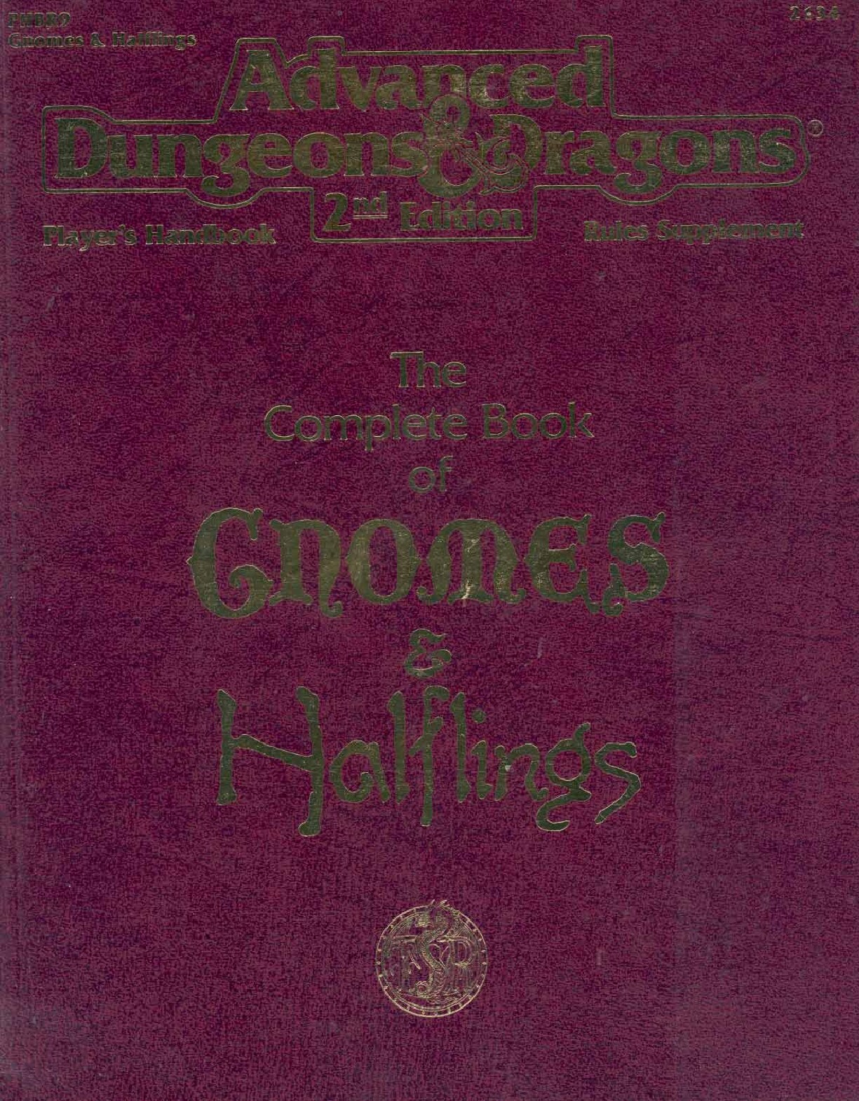 PHBR9 - The Complete Book Of Gnomes & Halflings (2134)