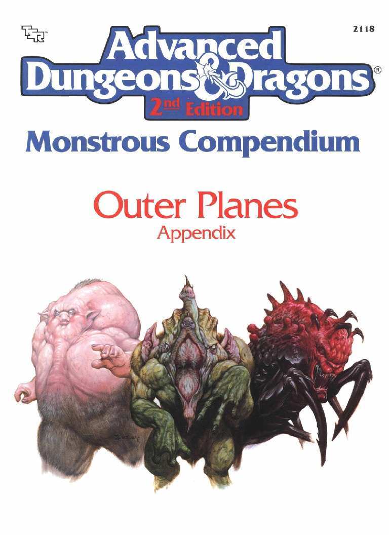 MC8 - Monstrous Compendium - Outer Planes (2118)