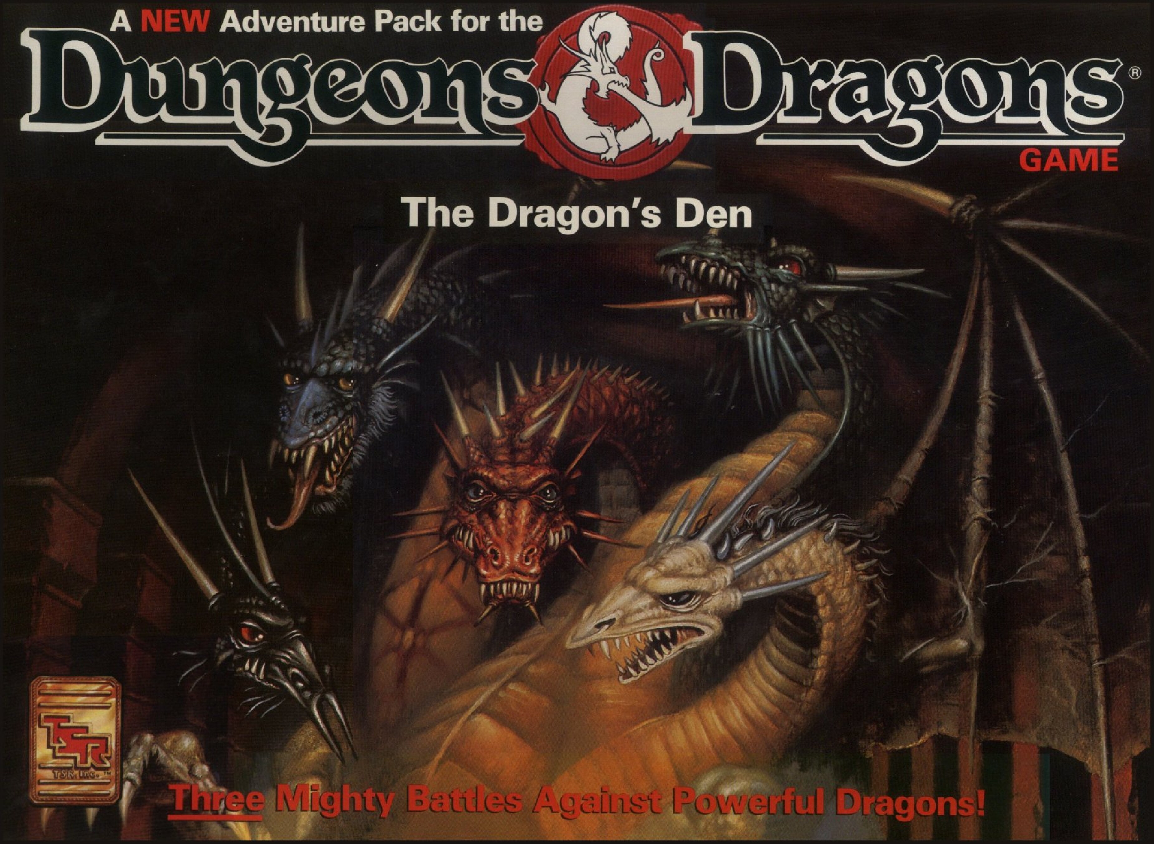 tsr1073 - The Dragon's Den - Box Covers