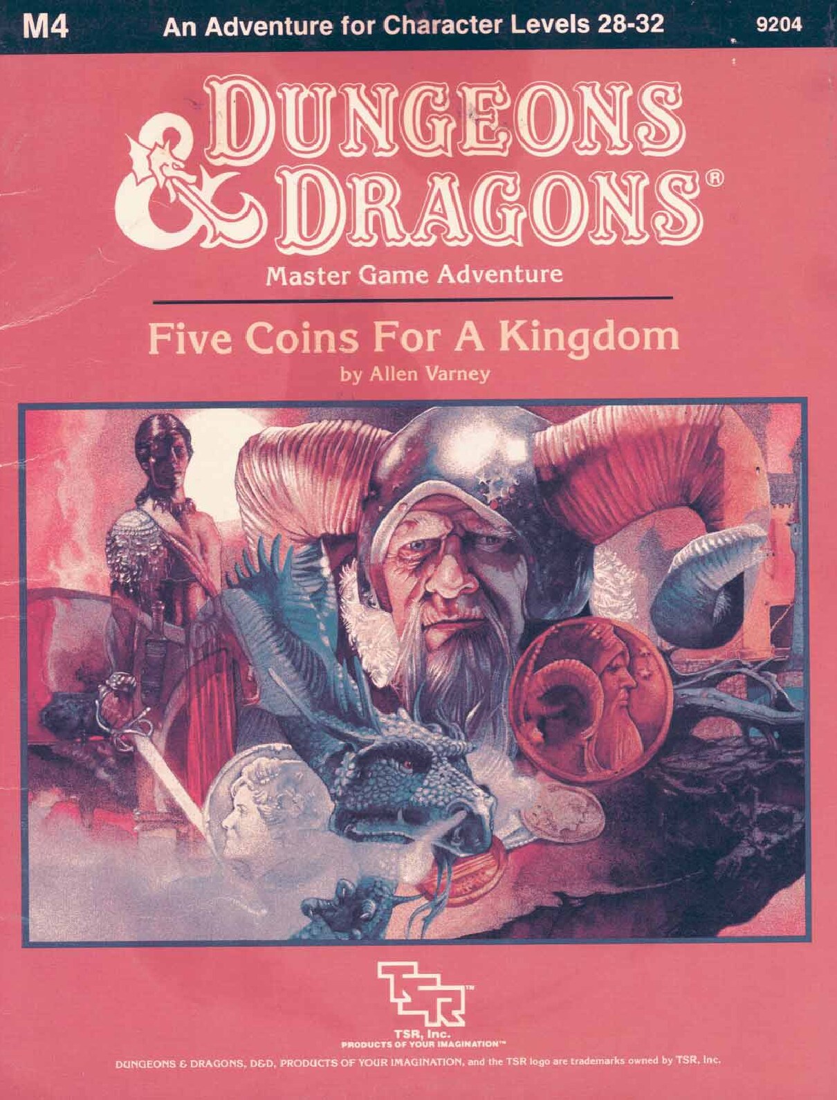 TSR 9204 M4 Five Coins For A Kingdom