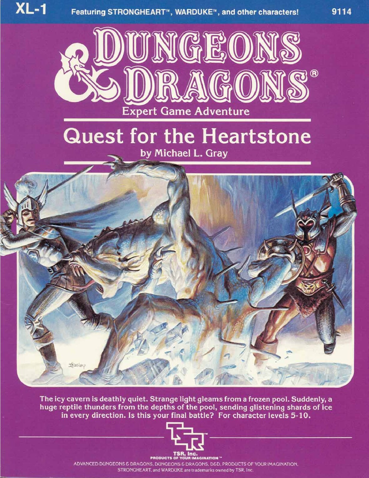 TSR 9114 XL1 Quest for the Heartstone