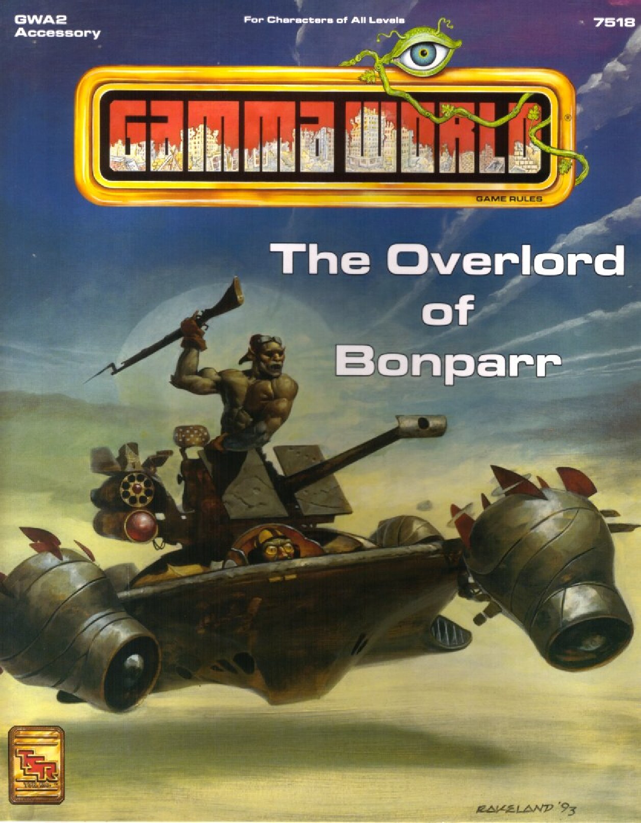 tsr07518a - The Overlord of Bonparr - Folder, Maps & Tables