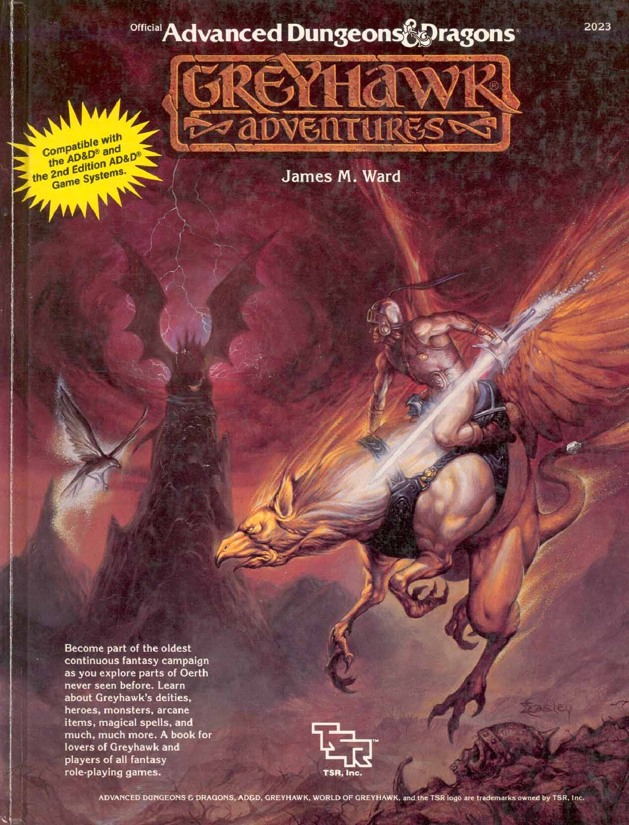 tsr02023 - Greyhawk Adventures hardcover