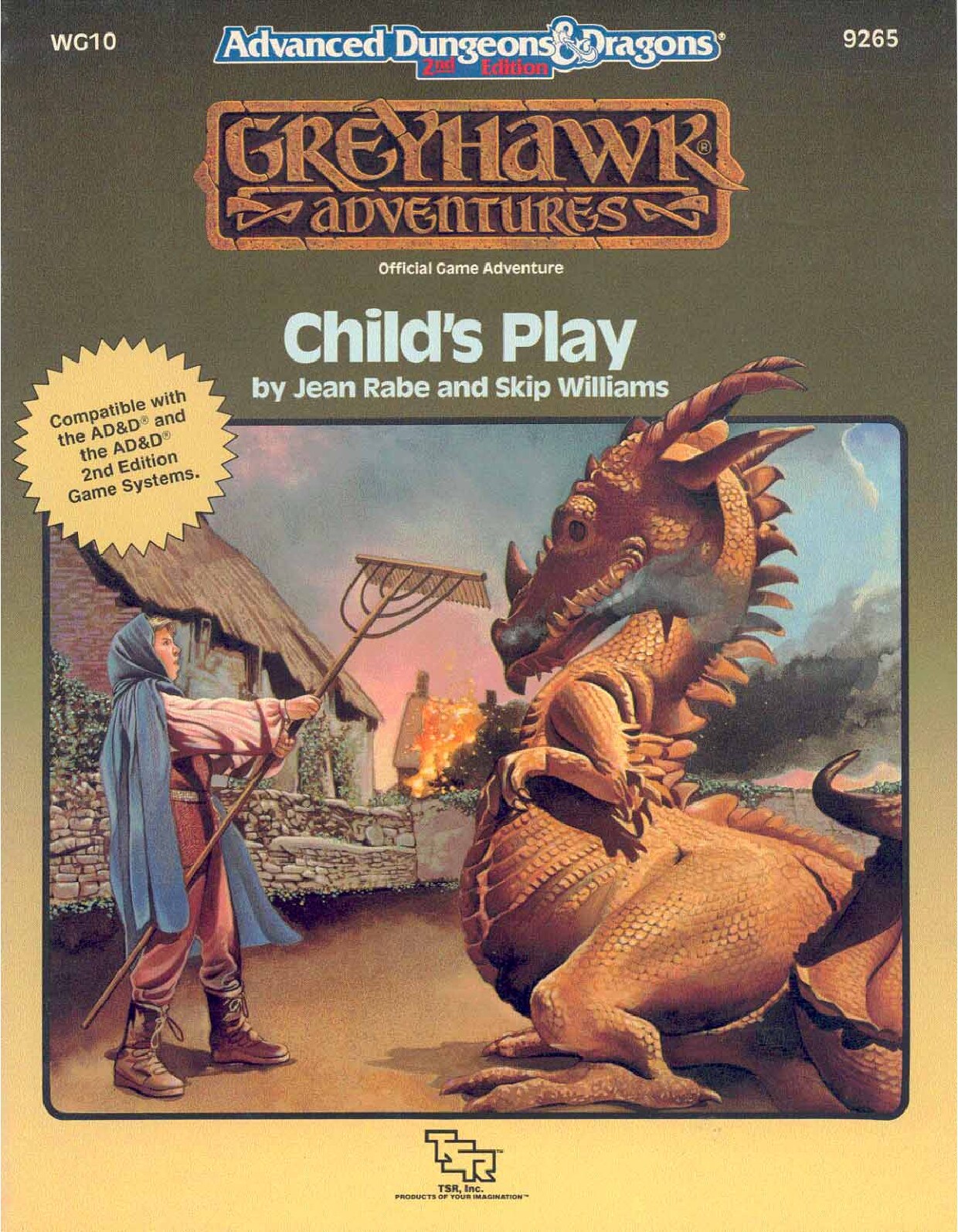WG10 - Child's Play - TSR 9265