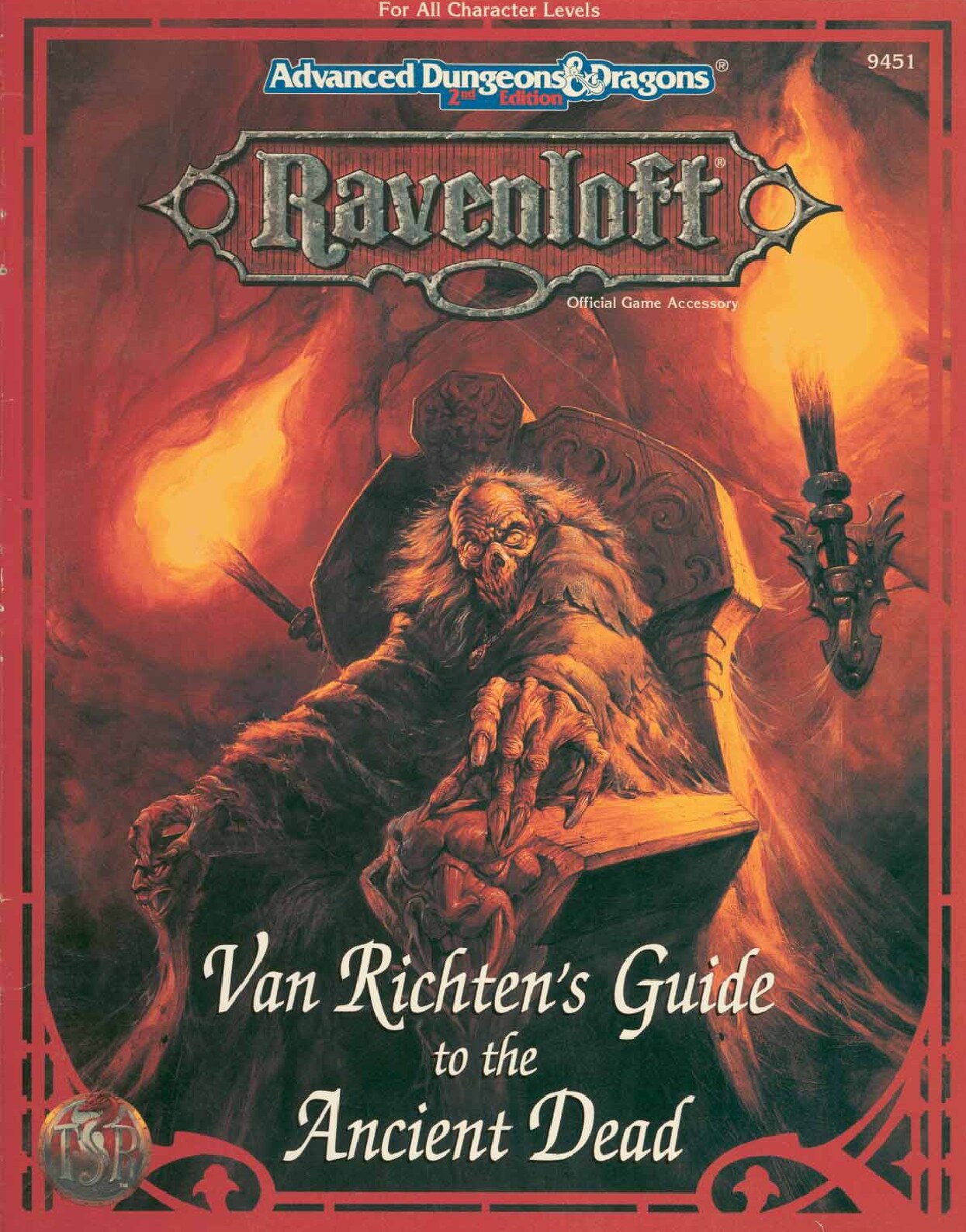 TSR 9451 Van Richten's Guide to the Ancient Dead
