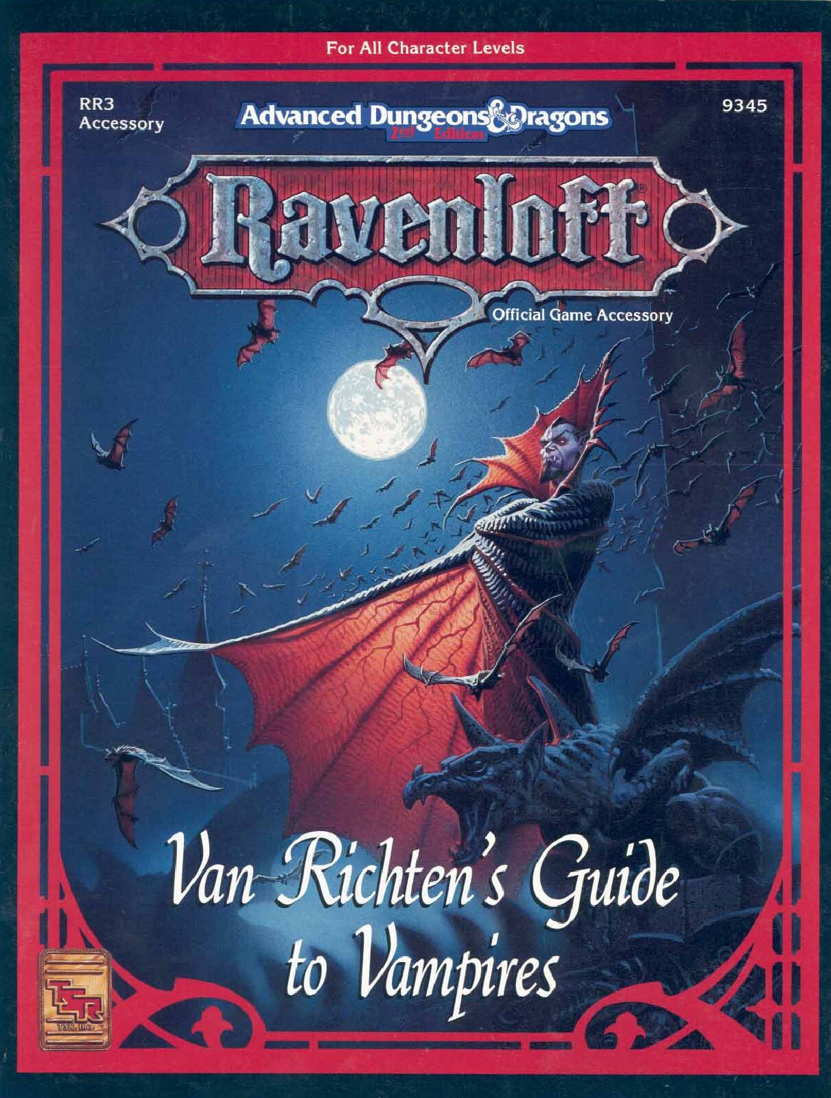 TSR 9345 RR3 Van Richten's Guide to Vampires