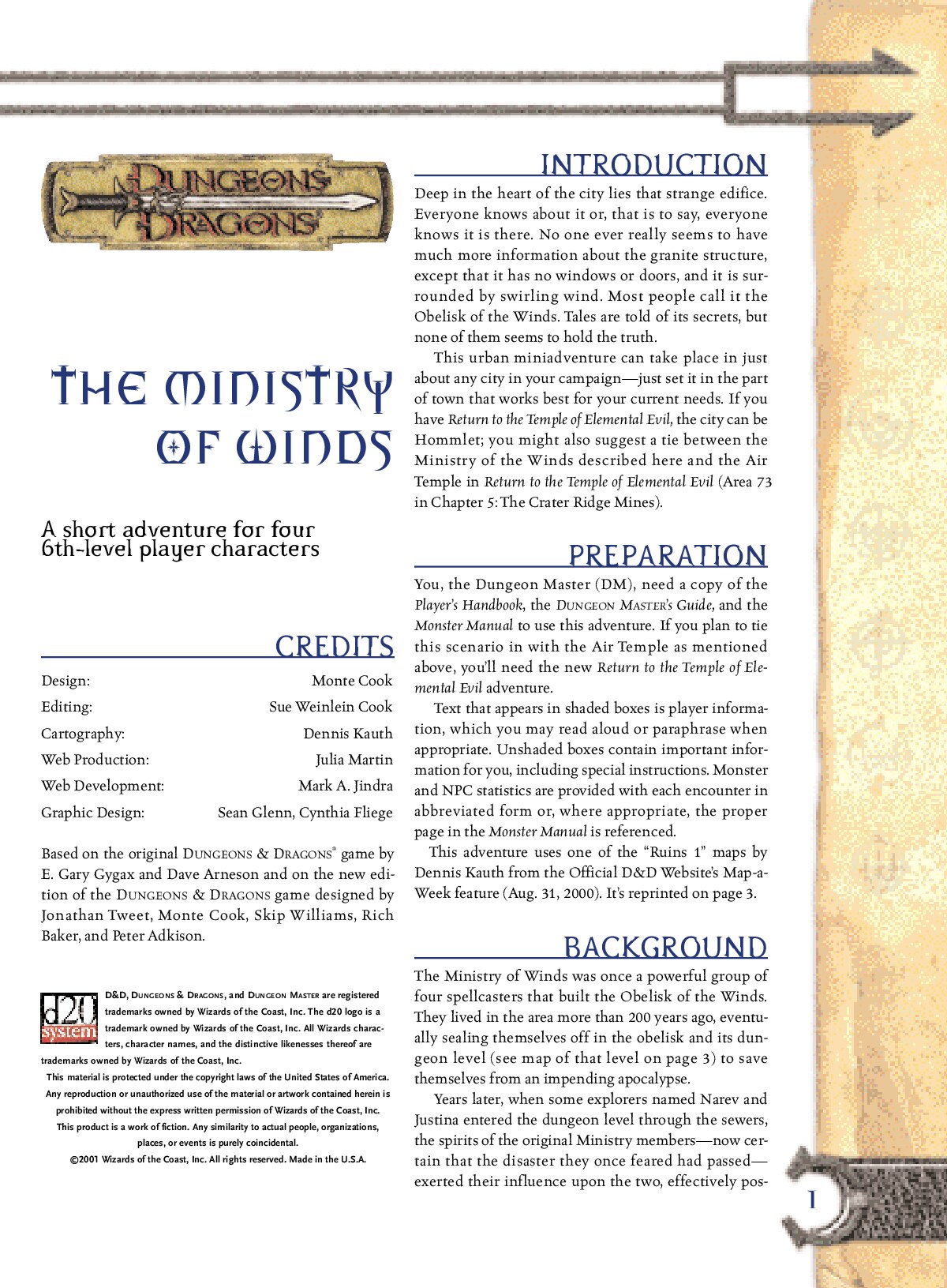 The Ministry Of Winds