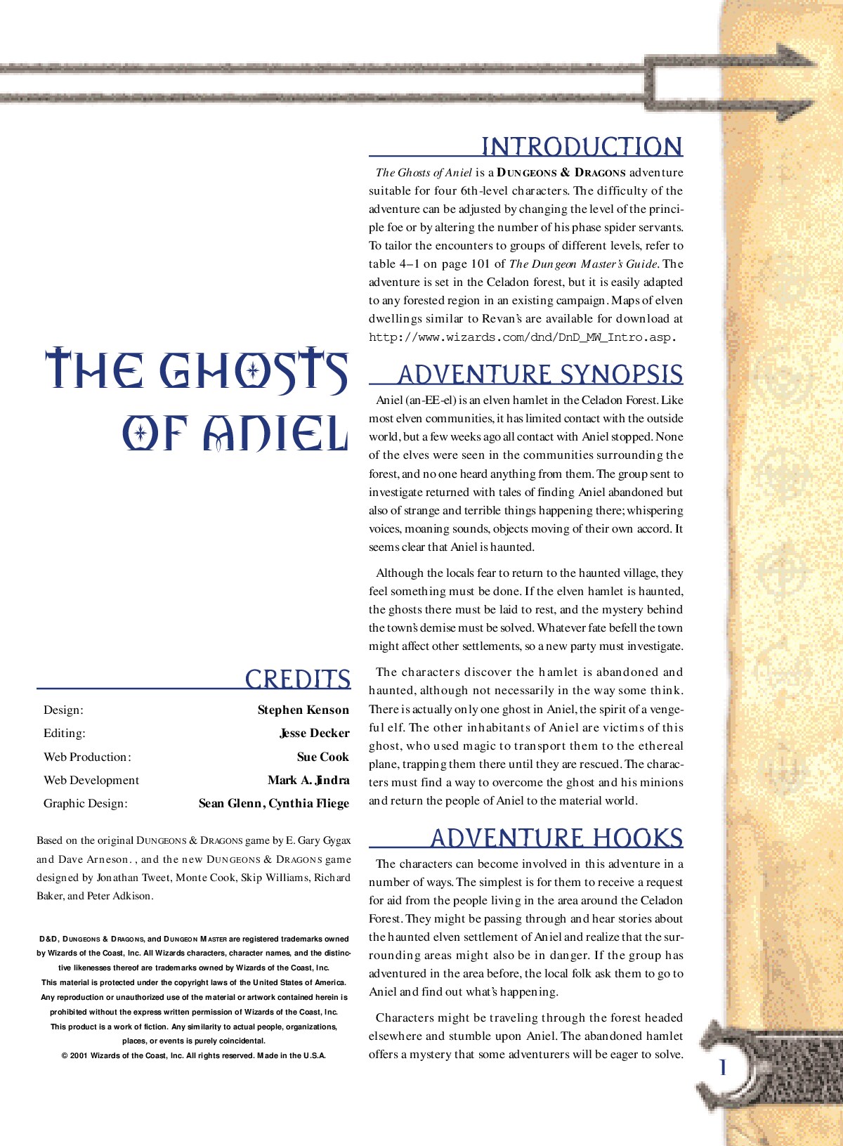 The Ghosts Of Aniel