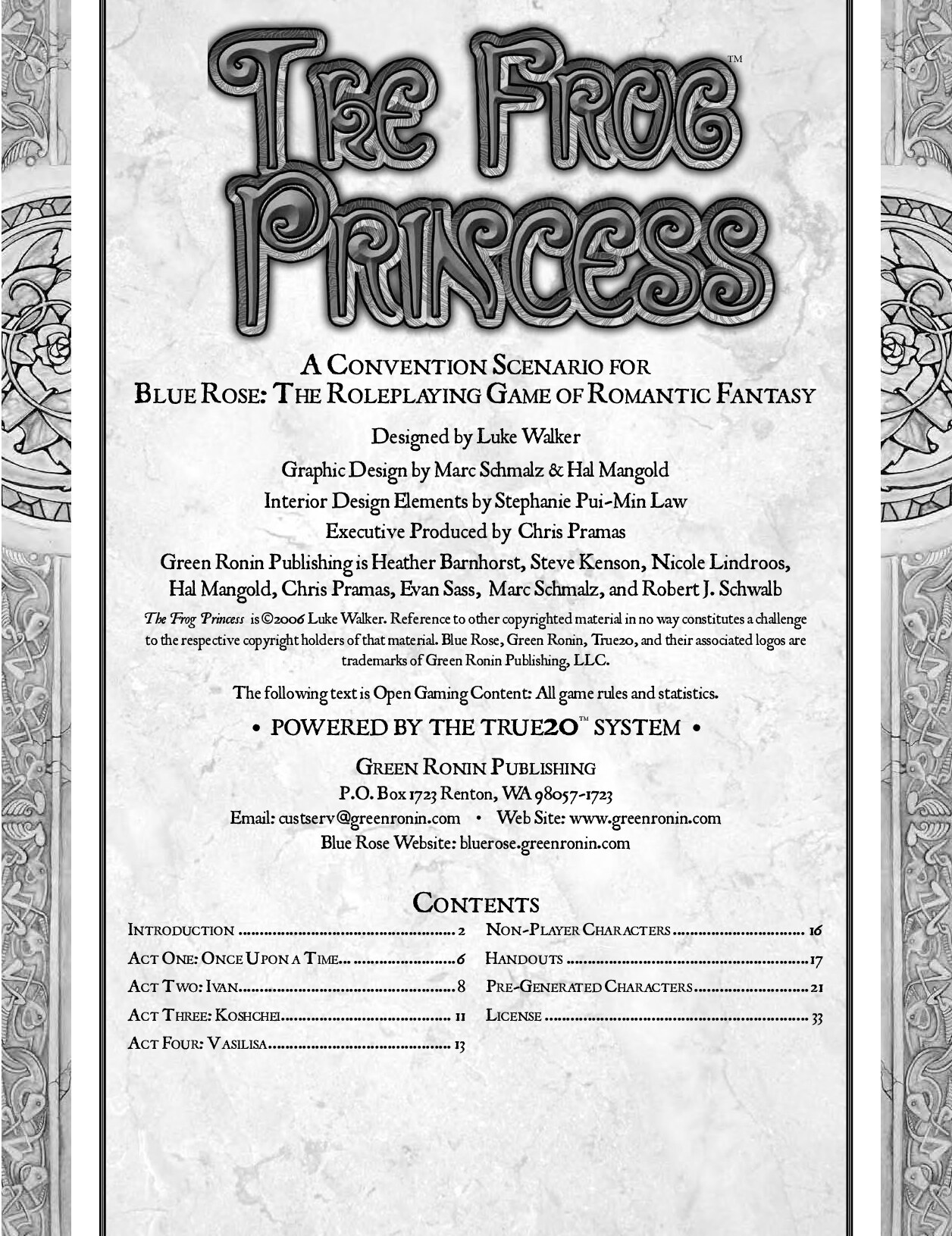 The Frog Princess