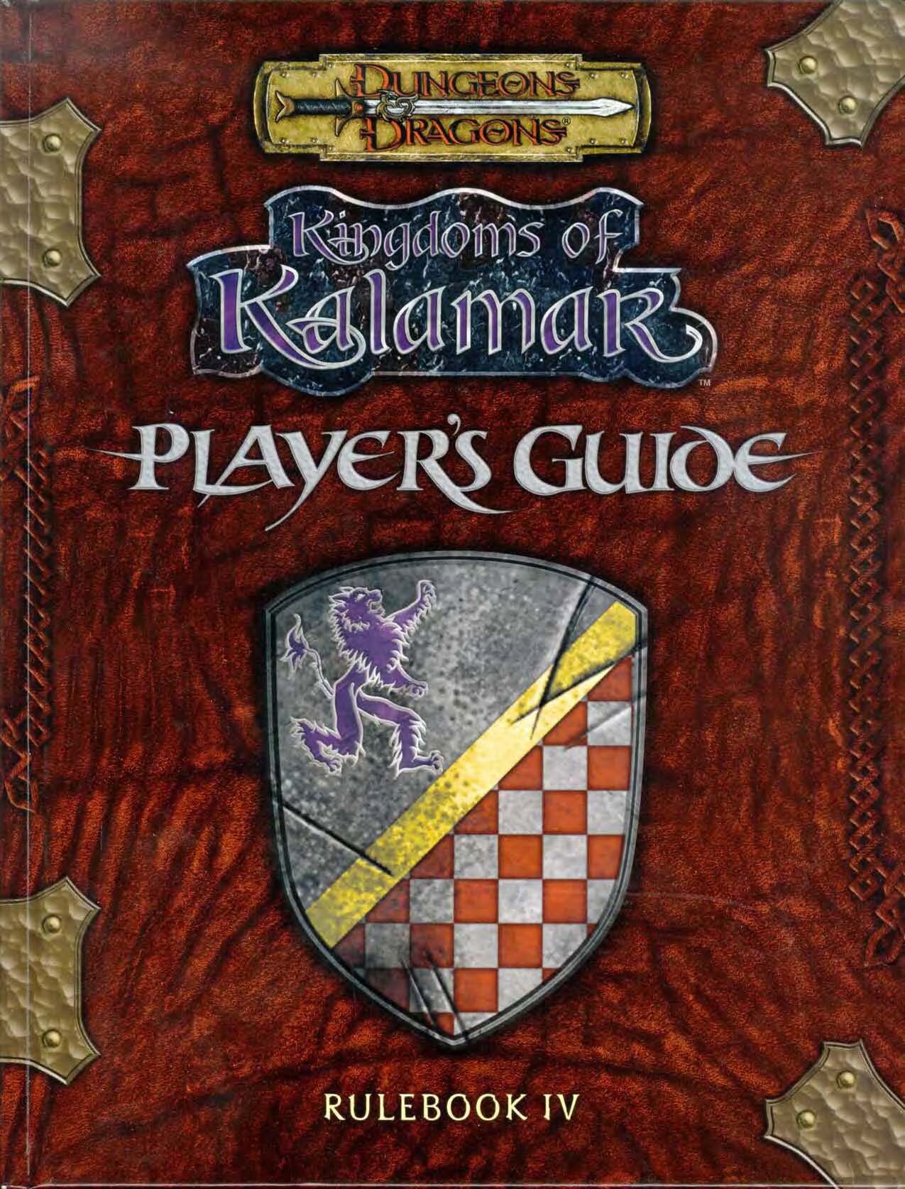 Kingdoms Of Kalamar Player's Guide