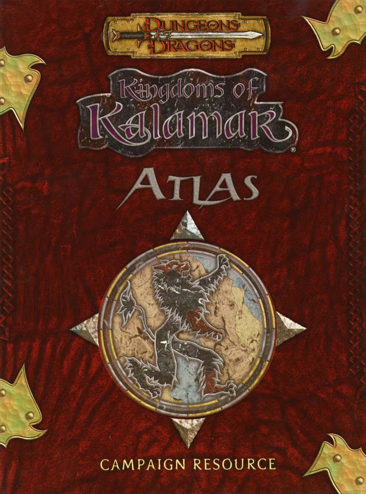 Kingdoms Of Kalamar Atlas