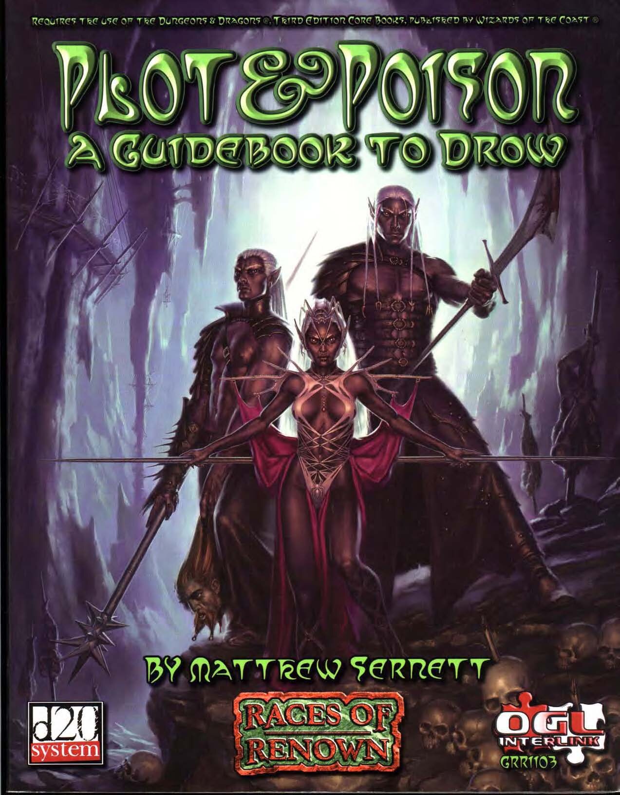 Plot & Poison. A Guidebook To Drow