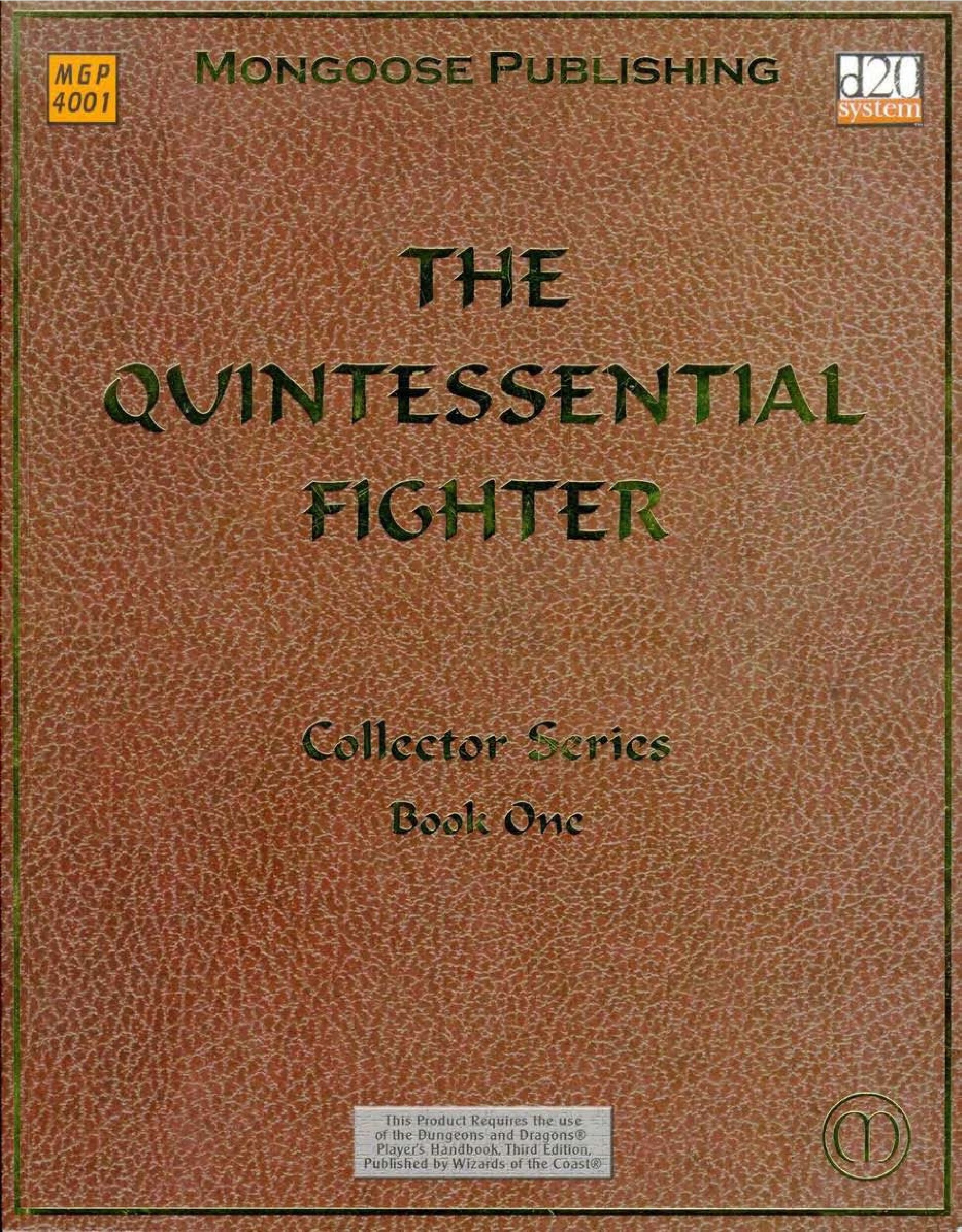 The Quintessential Fighter