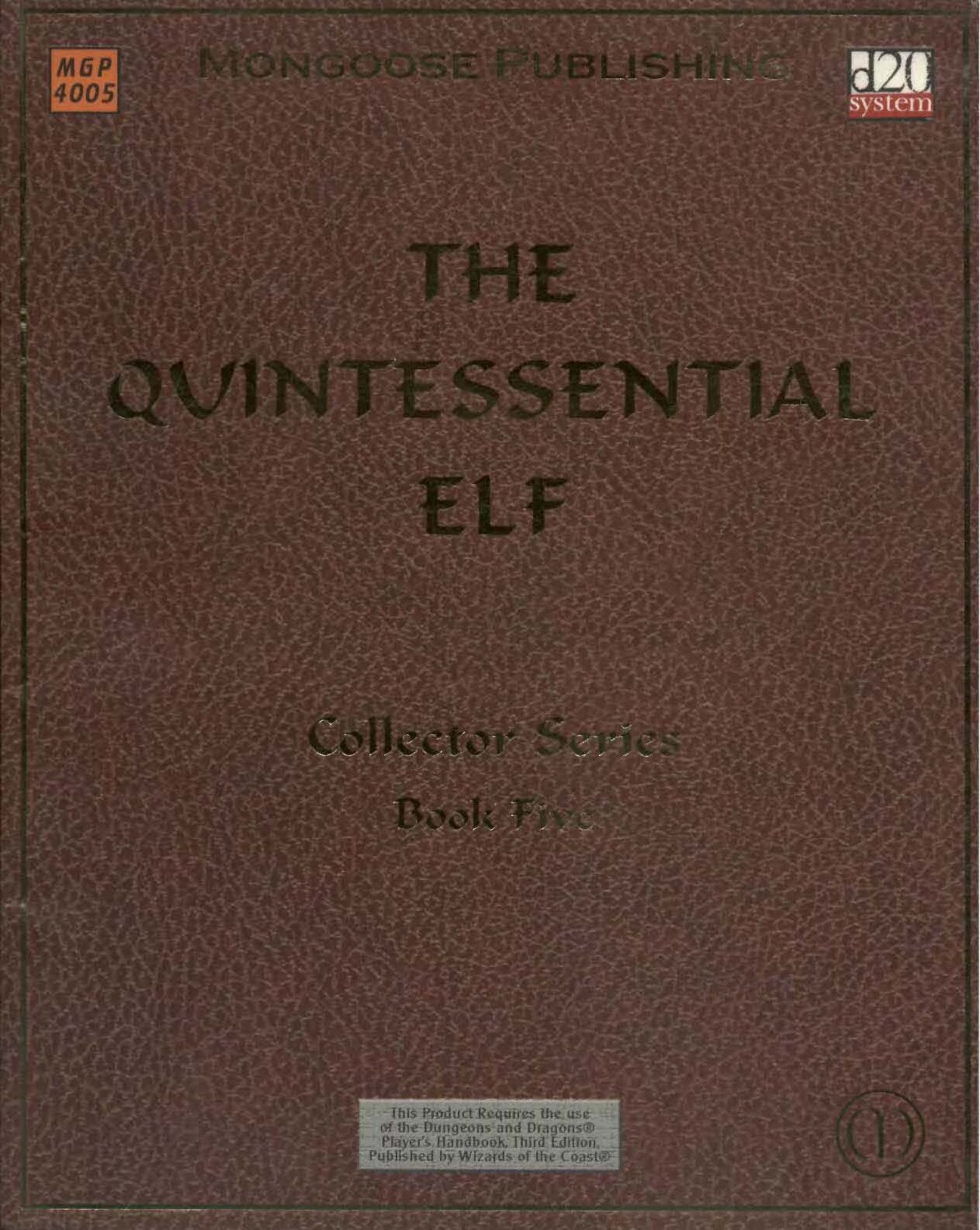The Quintessential Elf