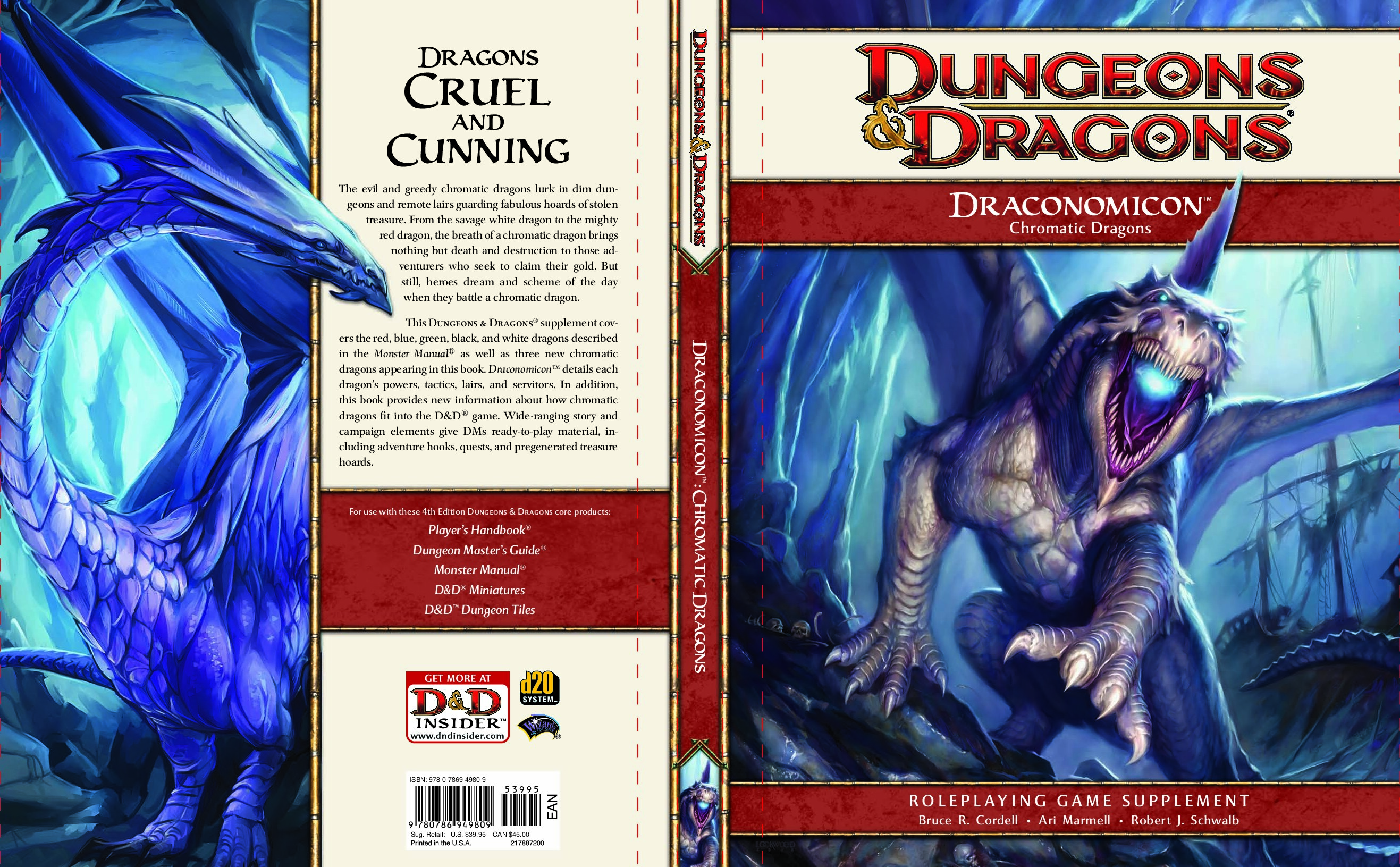 Dungeons and Dragons 4th EditionDraconomicon 1 - Chromatic Dragons