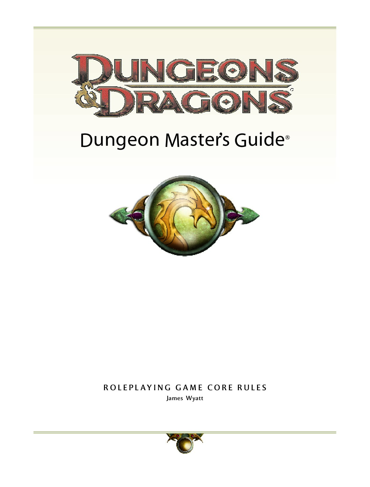 Dungeons and Dragons 4th EditionDungeon Masters Guide 4e