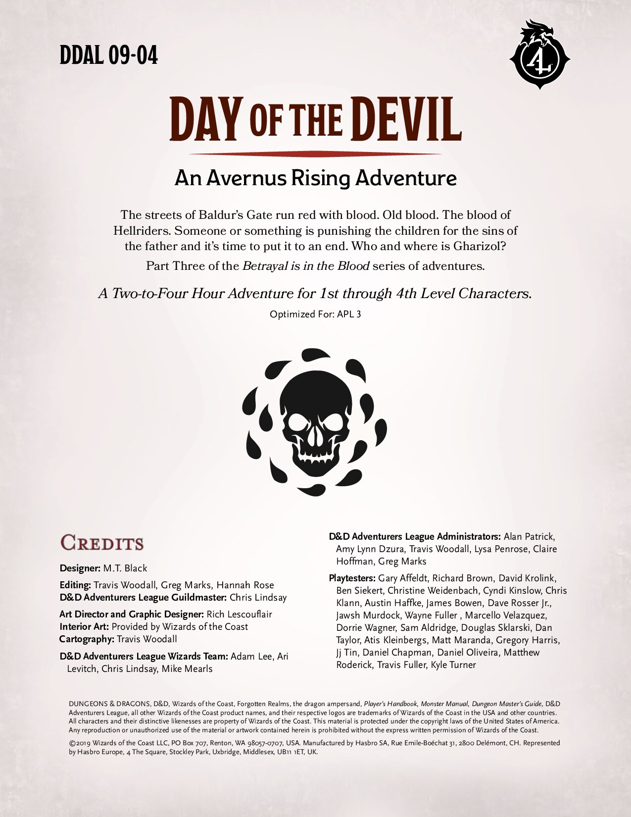 DDAL09-04 - The Day of the Devil