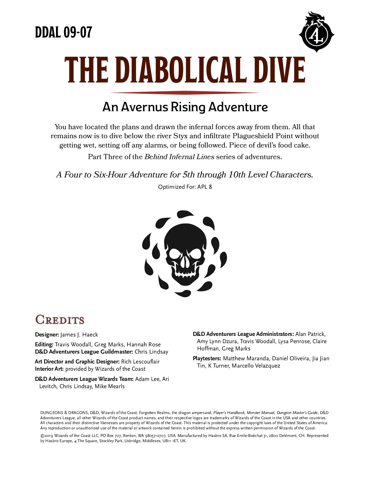 DDAL09-07 - The Diabolical Dive