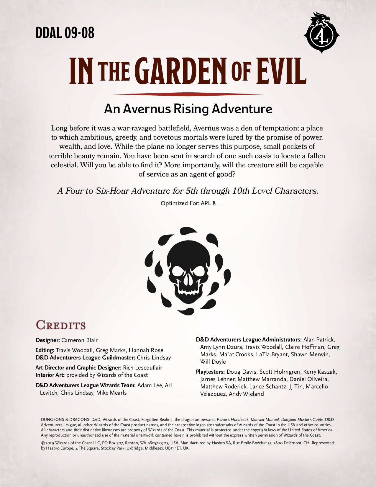 DDAL09-08 - In the Garden of Evil