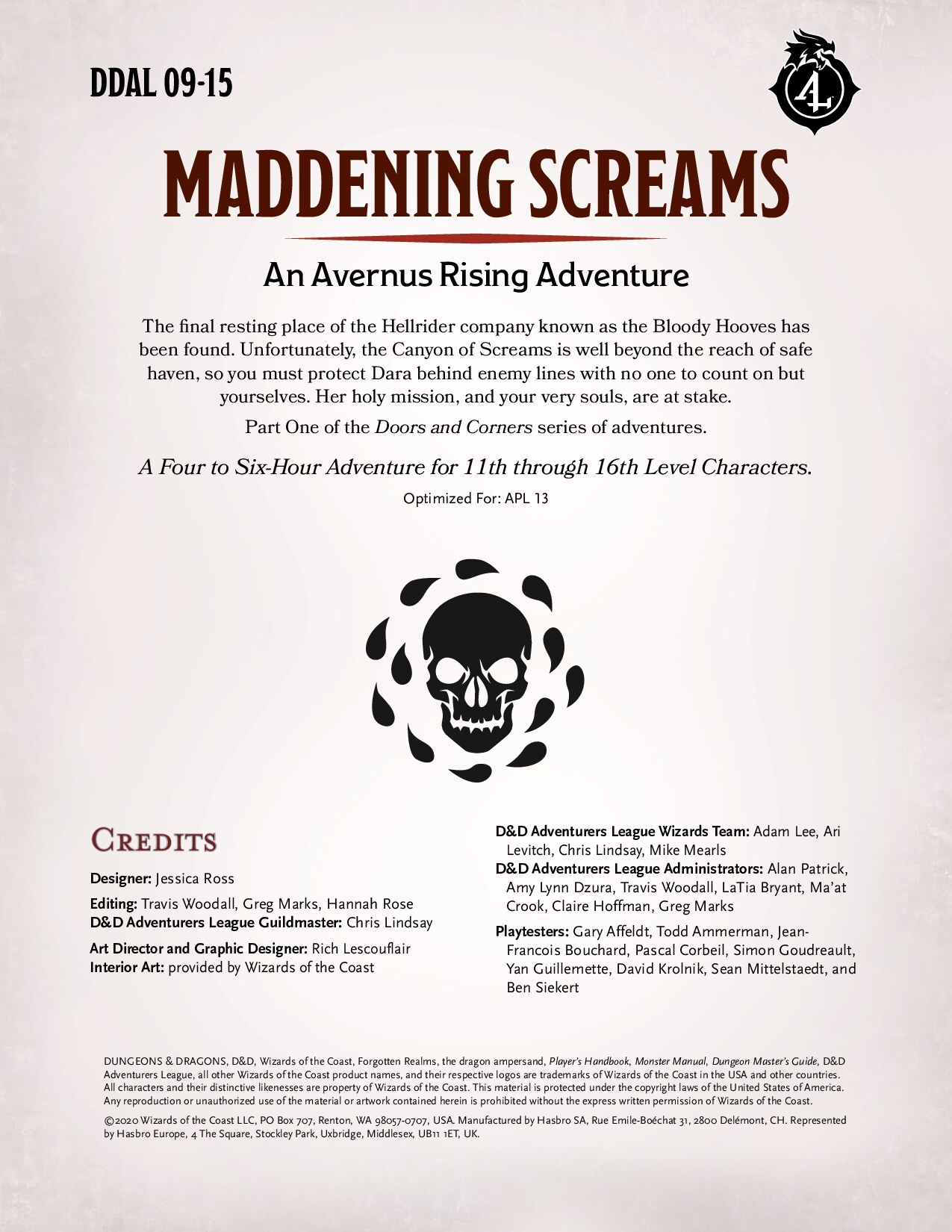 DDAL09-15 - Maddening Screams