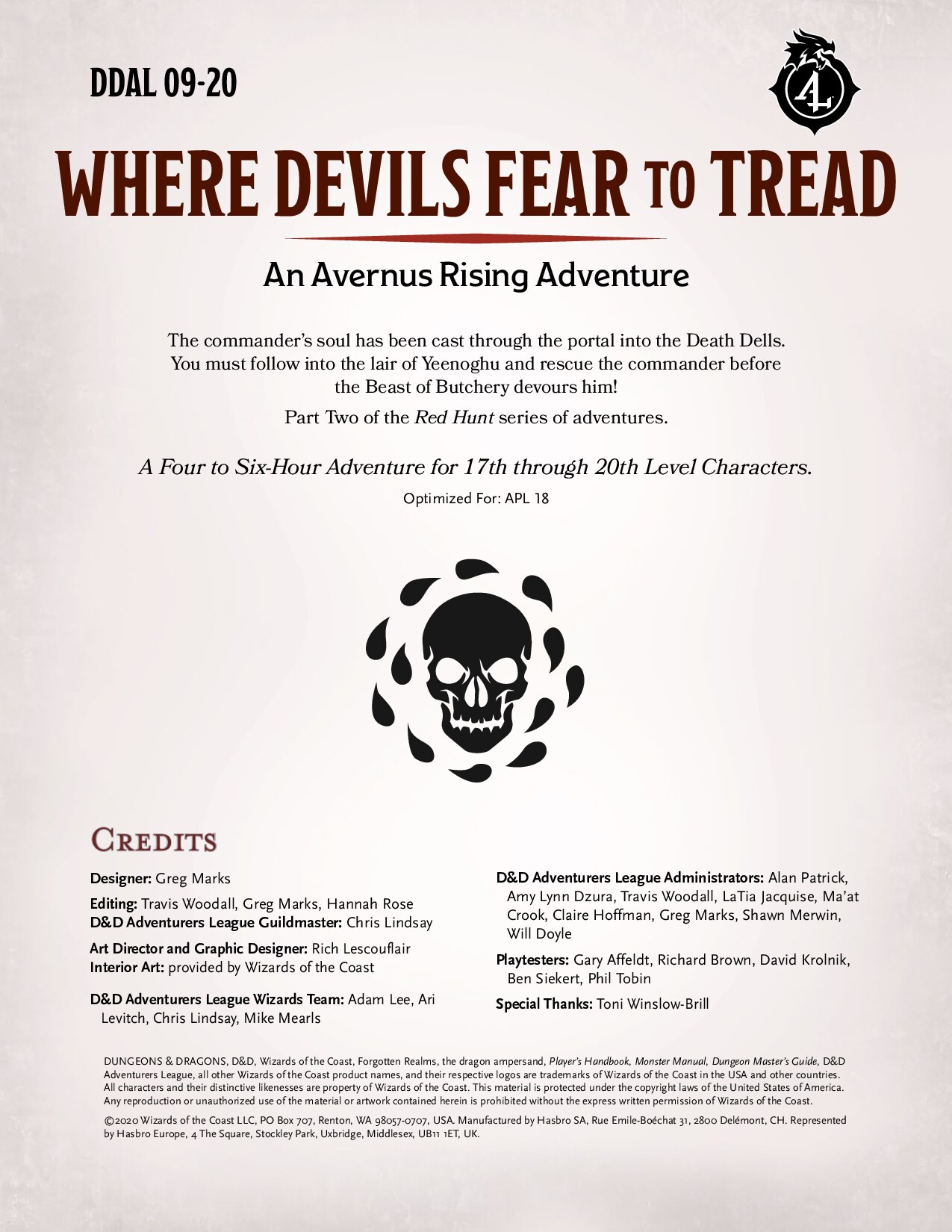 DDAL09-20 - Where Devils Fear to Tread