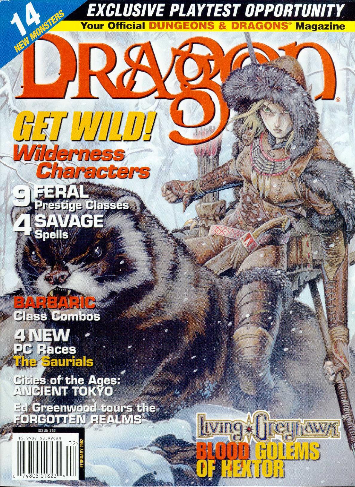 Dragon Magazine #292