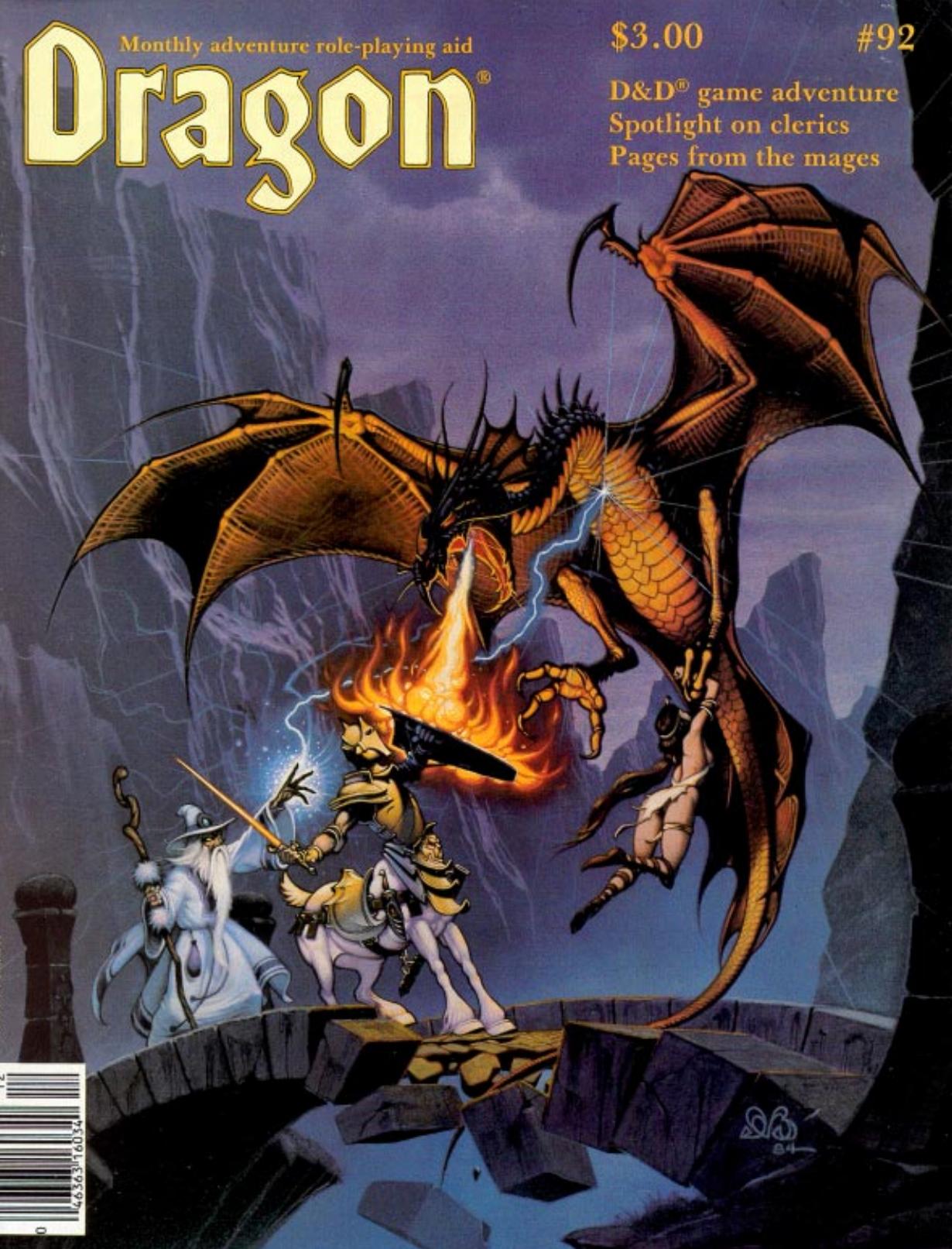 Dragon Magazine #92