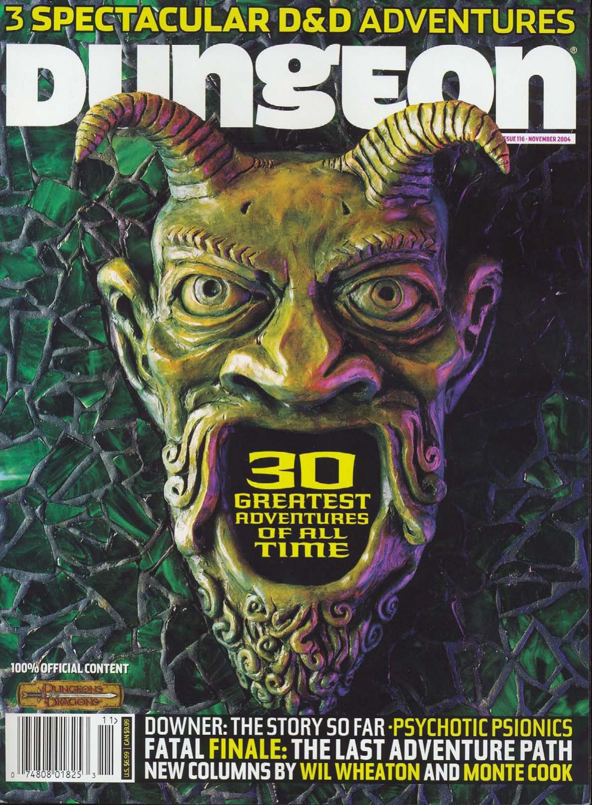 Dungeon Magazine #116