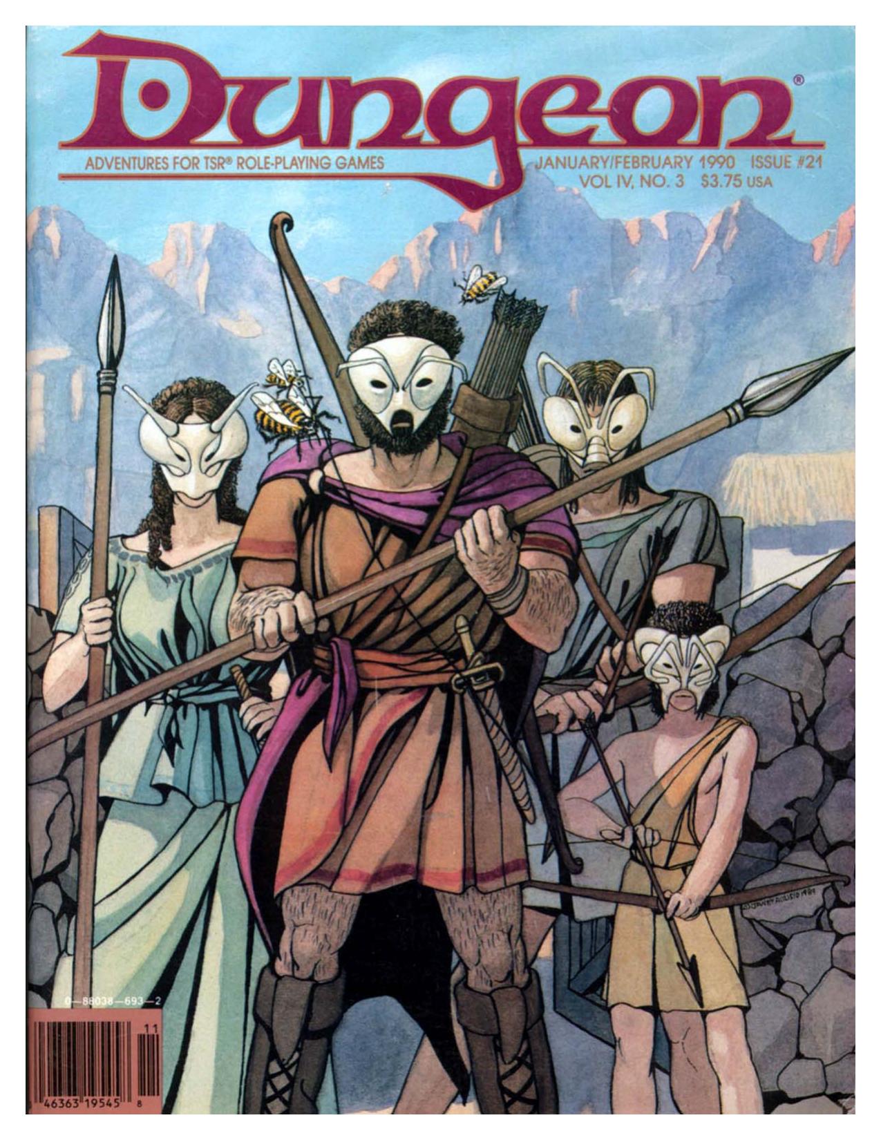 Dungeon Magazine #21 JAN/FEB 1990