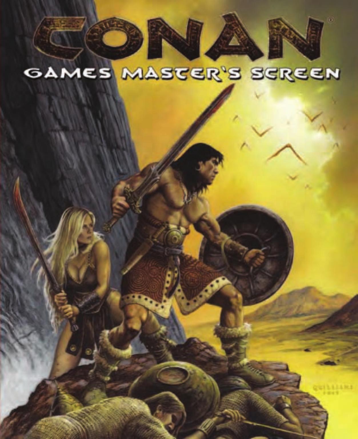 Conan D20 1e Games Master's Screen