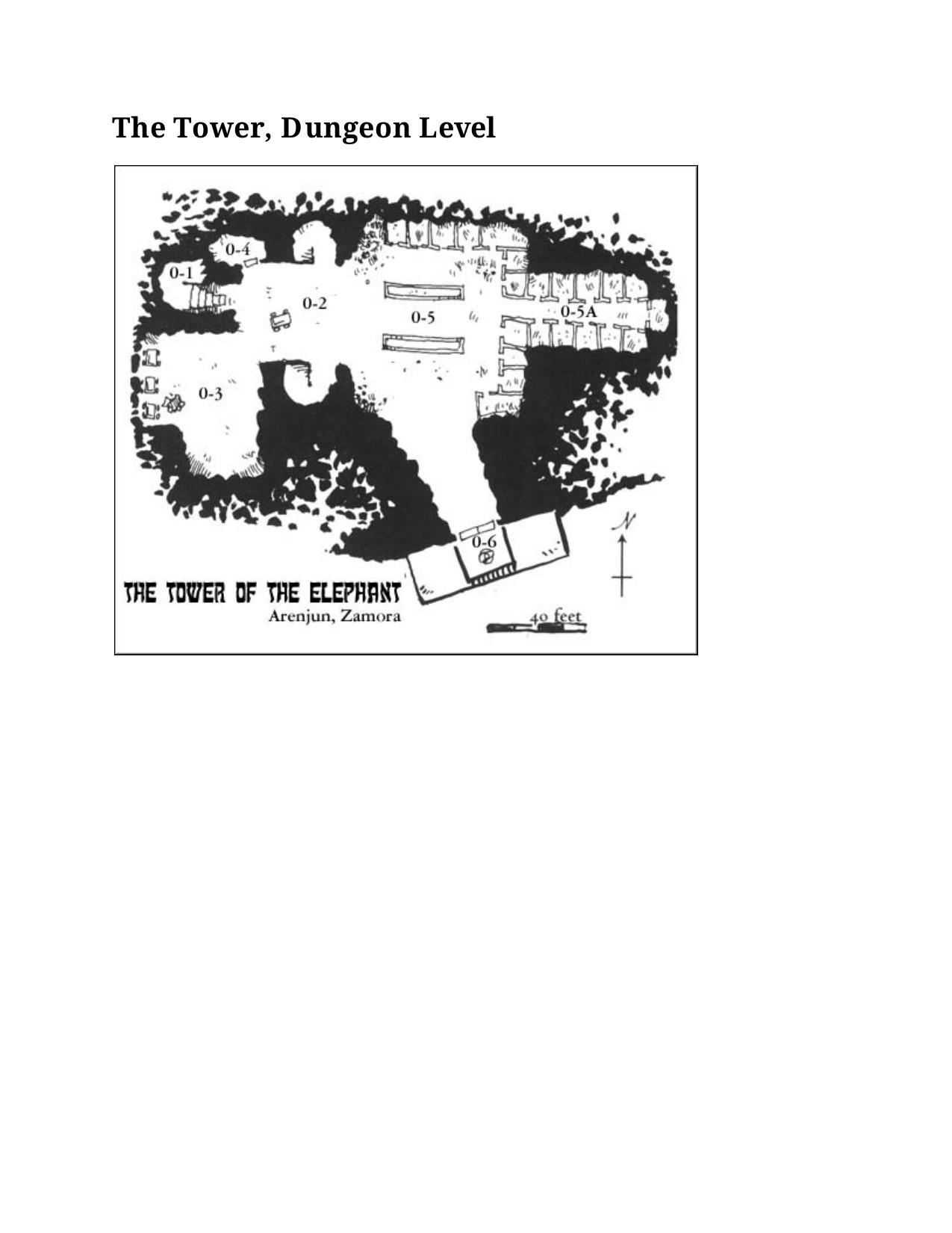 Barbarians of Lemuria Tower of the Elephant Maps