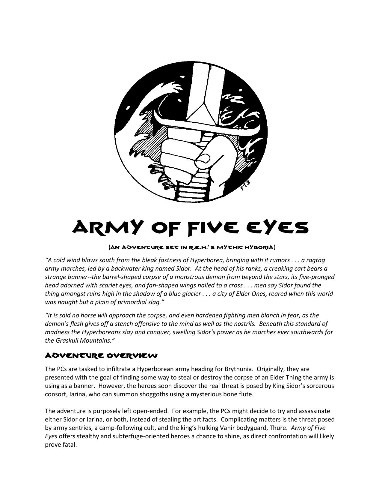 Army of Five Eyes (BoL)