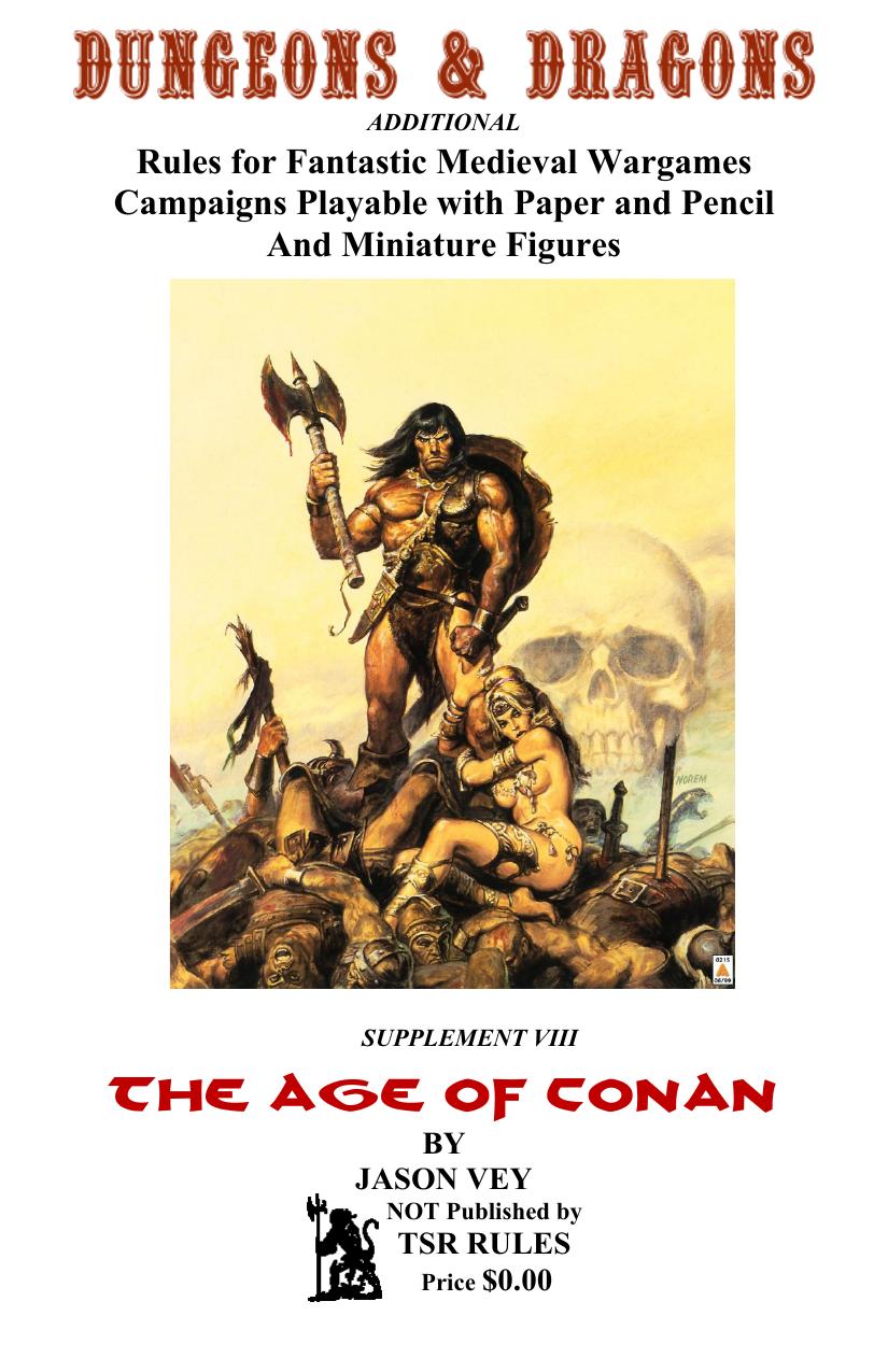 The Age of Conan Book 1 (0e)