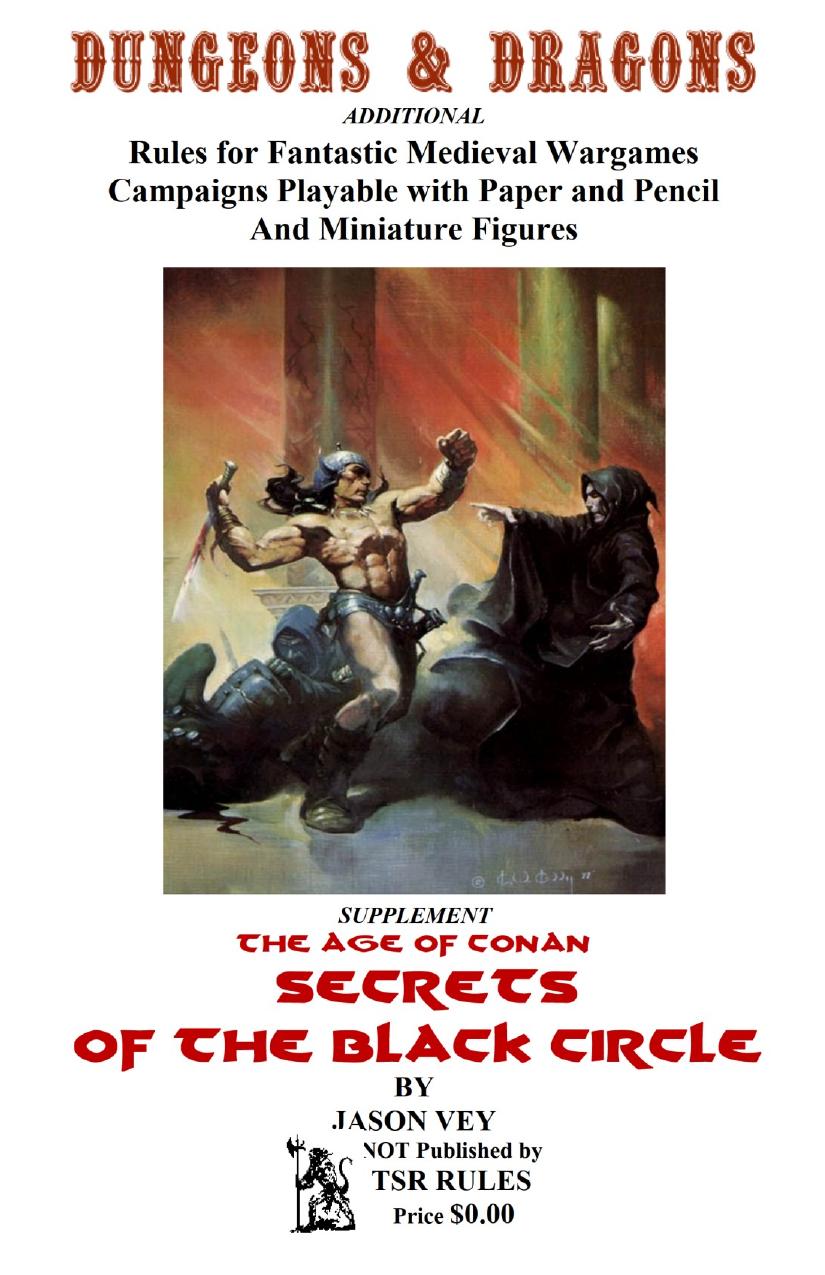The Age of Conan Book 3 Secrets of the Black Circle (0e)