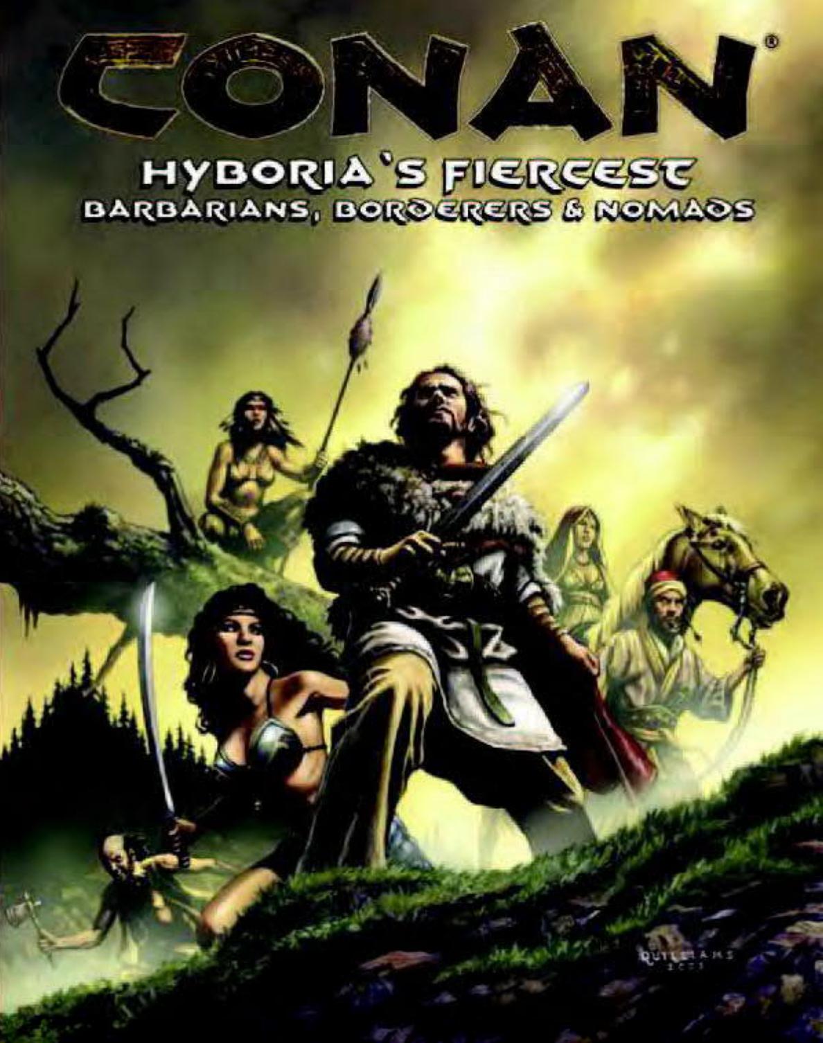 Conan D20 1e Hyboria's Fiercest Barbarians, Borderers & Nomads