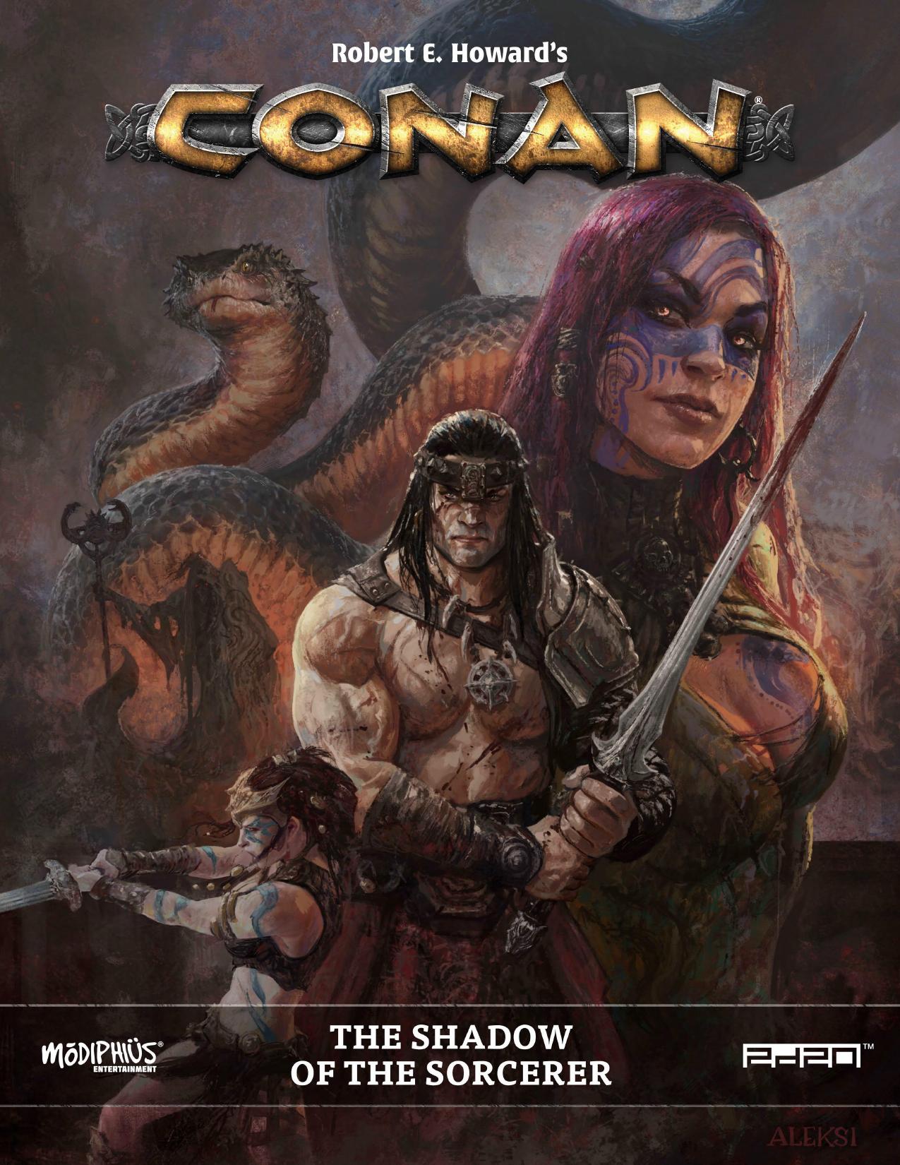 Conan Modiphius The Shadow of The Sorcerer [print]