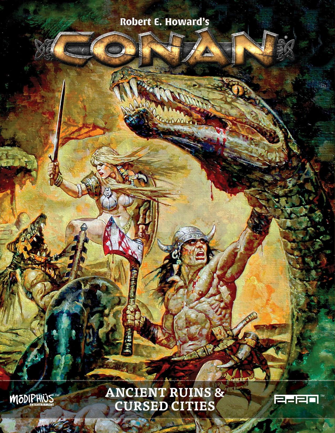 Conan Modiphius Ancient Ruins and Cursed Cities