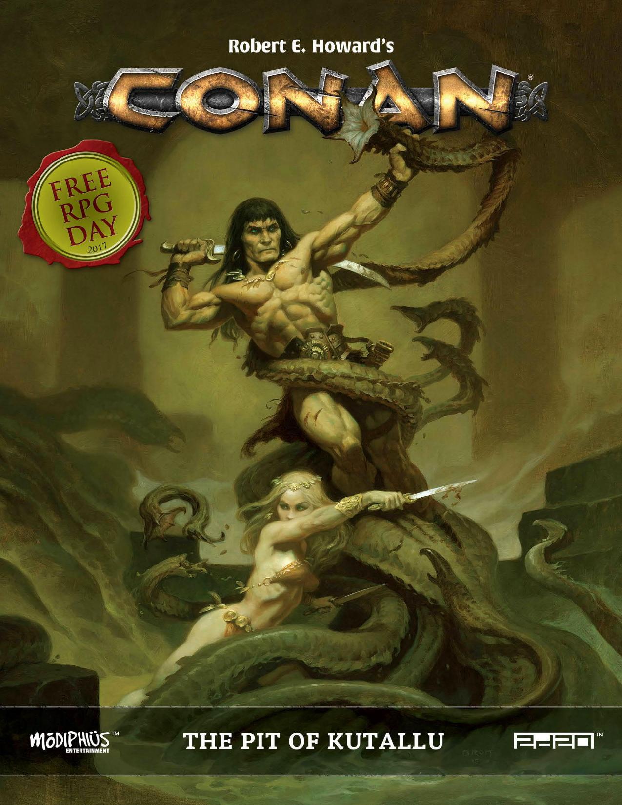 Conan Modiphius Free RPG Day The Pit of Kutallu