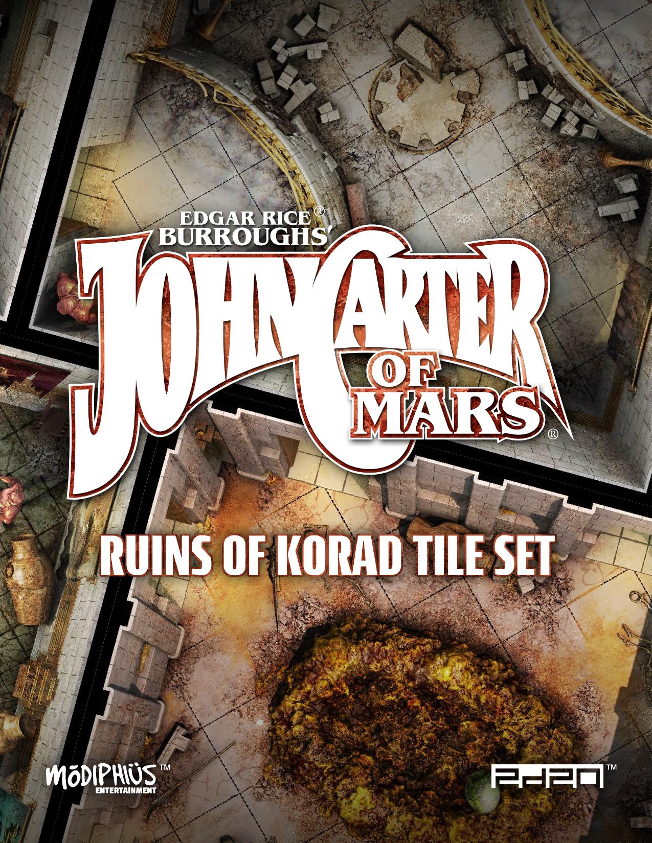 John Carter of Mars Ruins of Korad Tile Set Rooms Cover