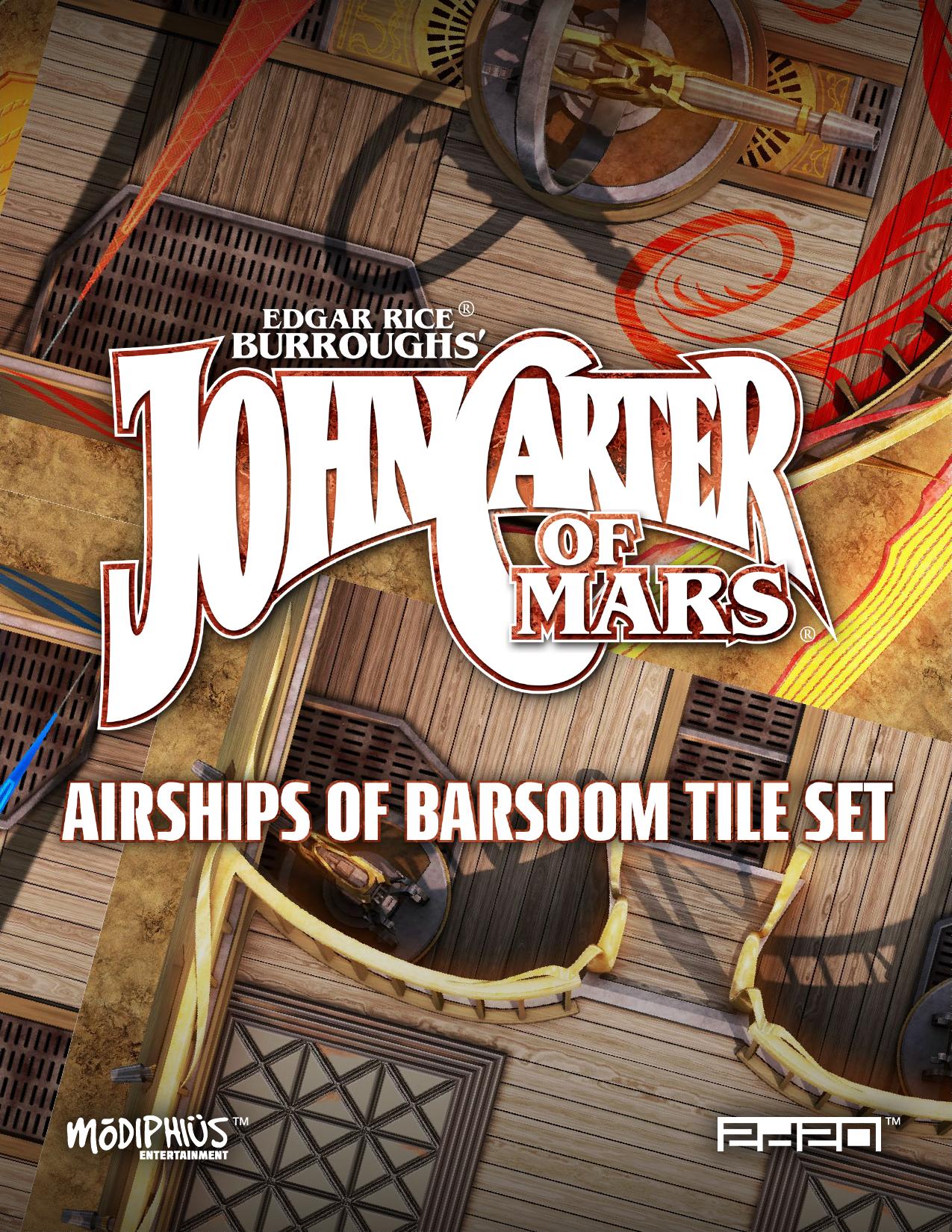 John Carter of Mars Airships of Barsoom Tile Set Ships Cover