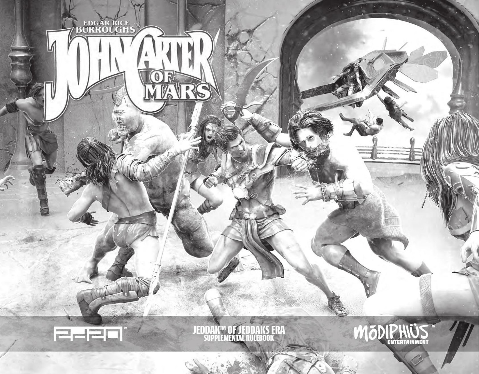 John Carter of Mars Jeddak of Jeddaks Era (b&w) [v1.0]