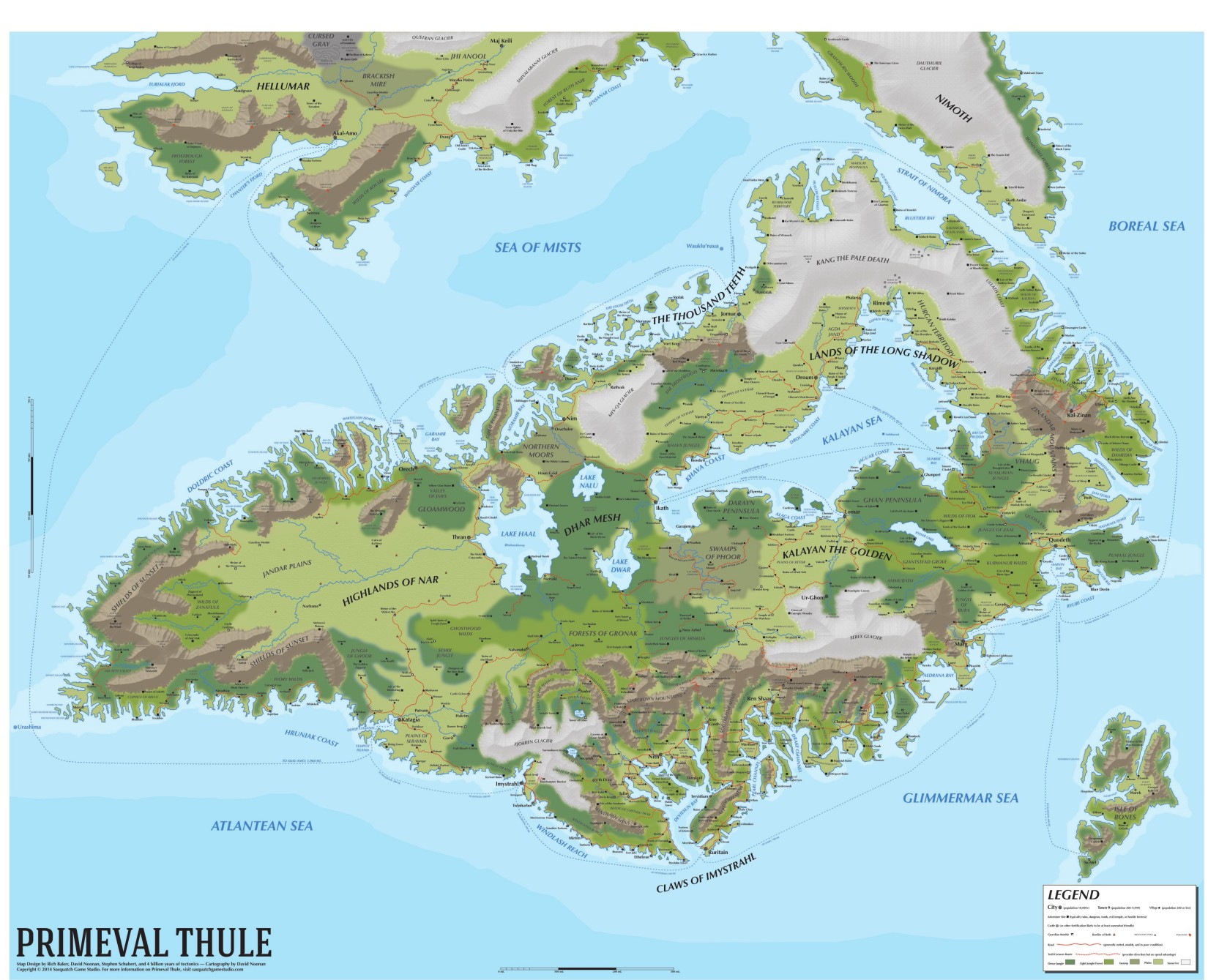 Primeval Thule Map