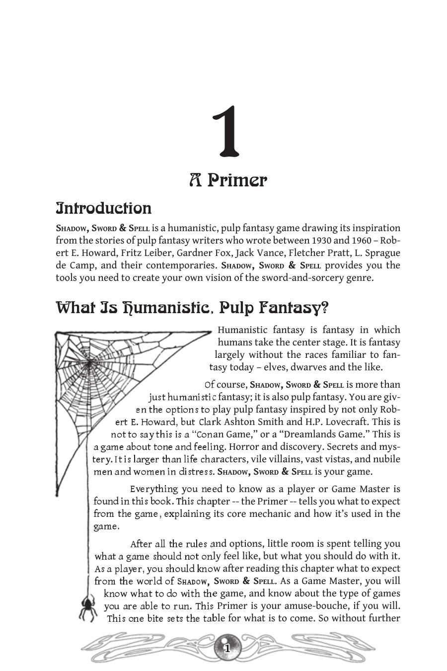 Shadow, Sword & Spell Basic Primer