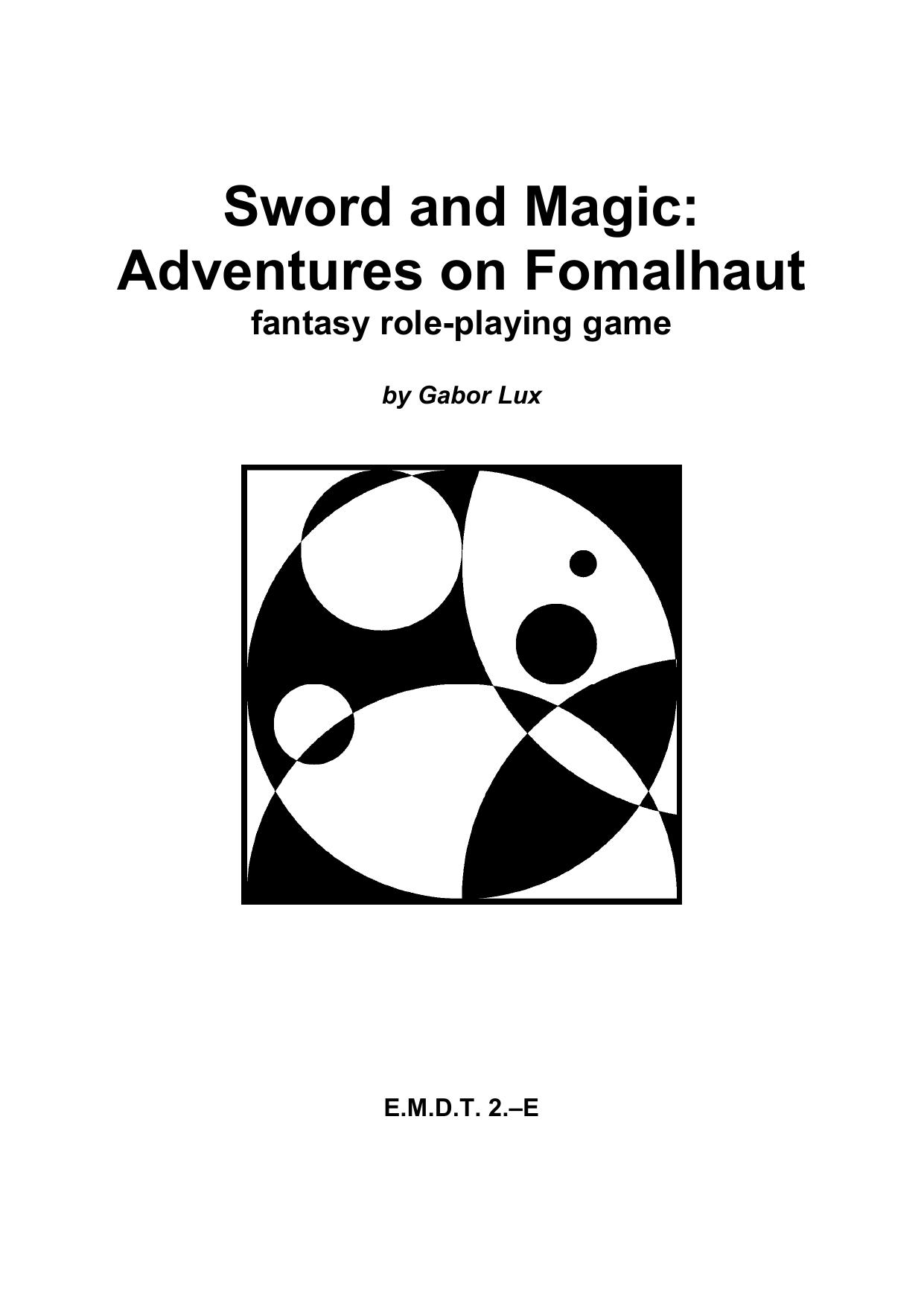 Sword and Magic Adventures on Fomalhaut