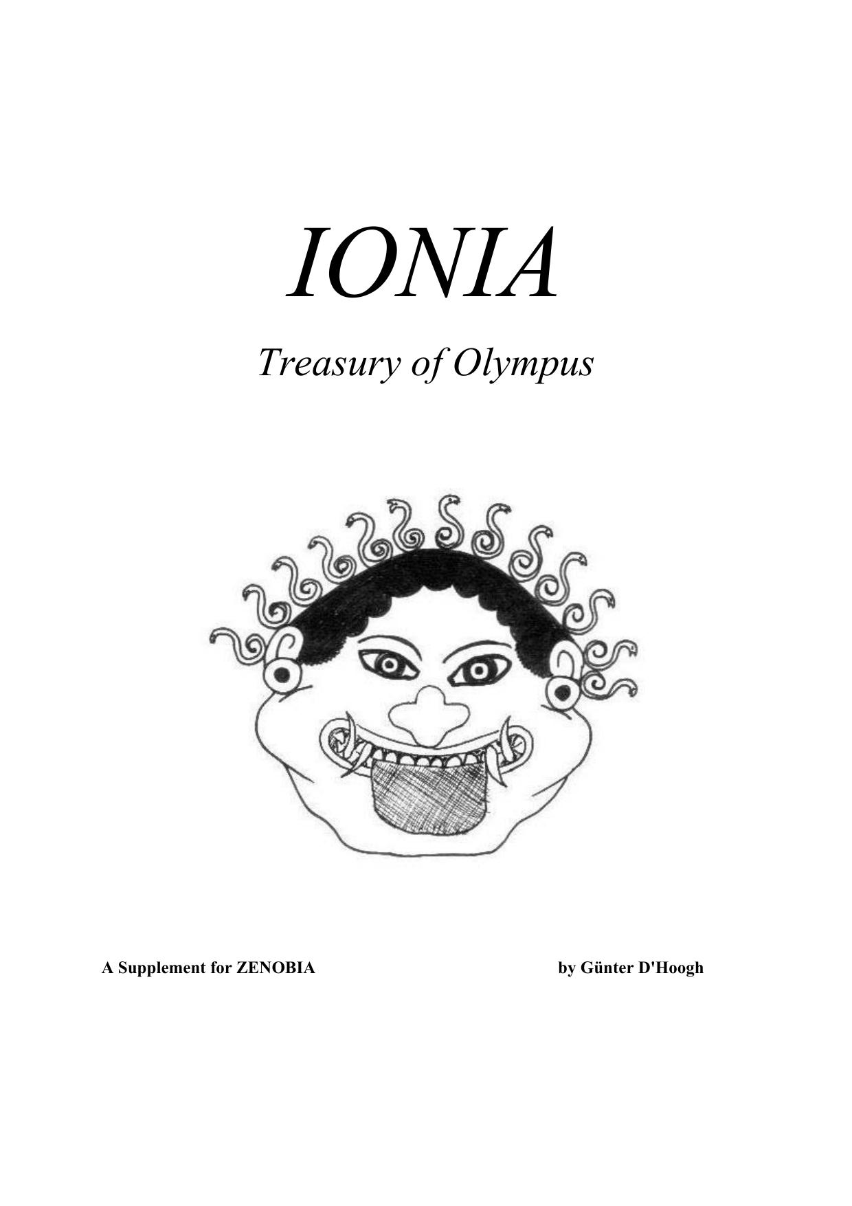 Zenobia Ionia Treasury of Olympus