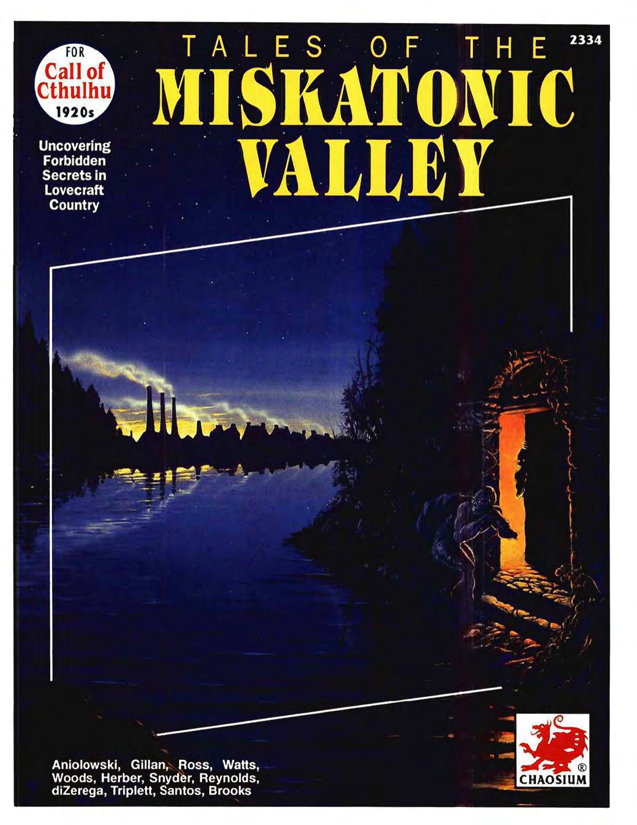 CoC 1920s Tales of the Miskatonic Valley