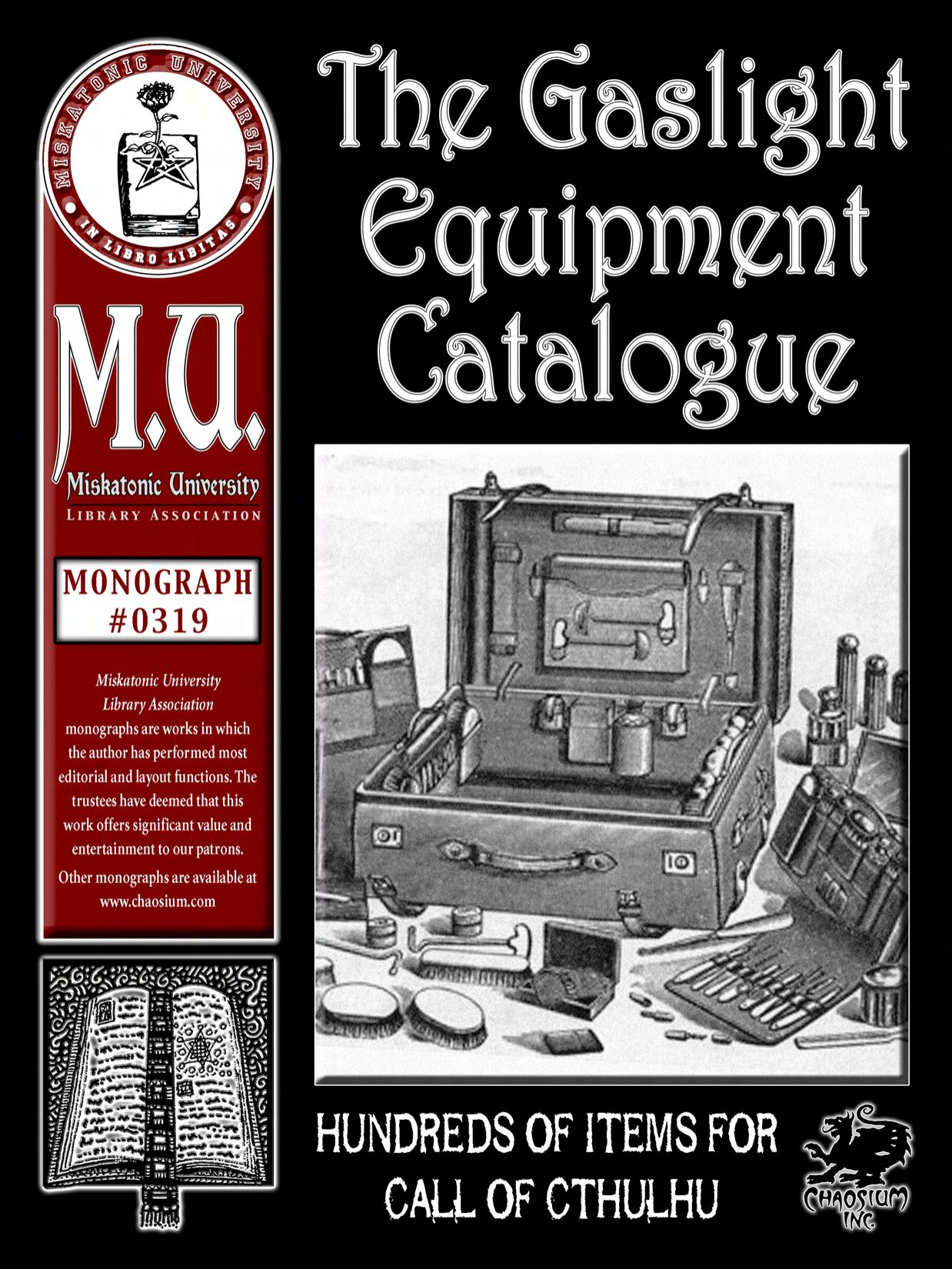 CoC The Gaslight Equipment Catalogue