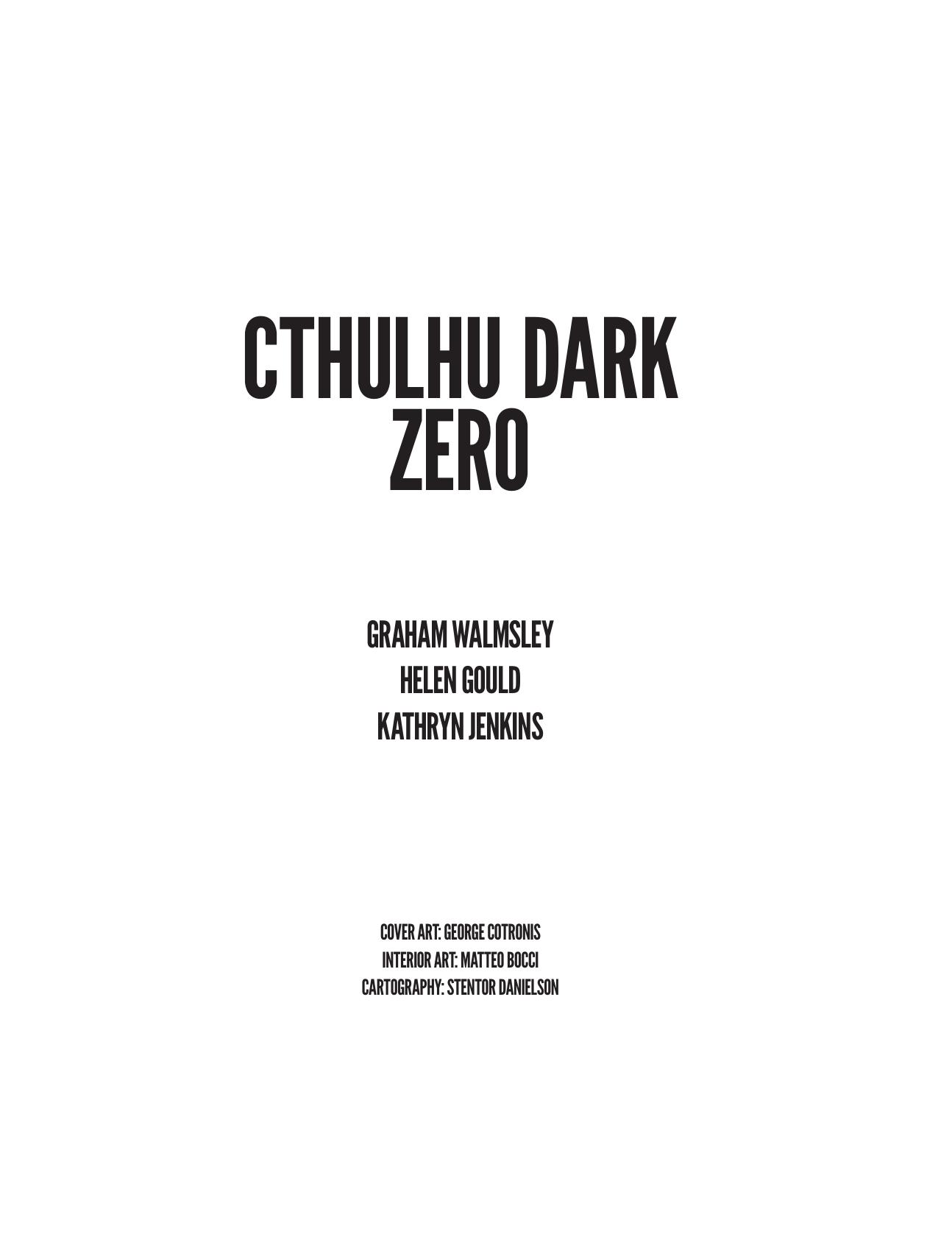 Cthulhu Dark main rulebook.indd