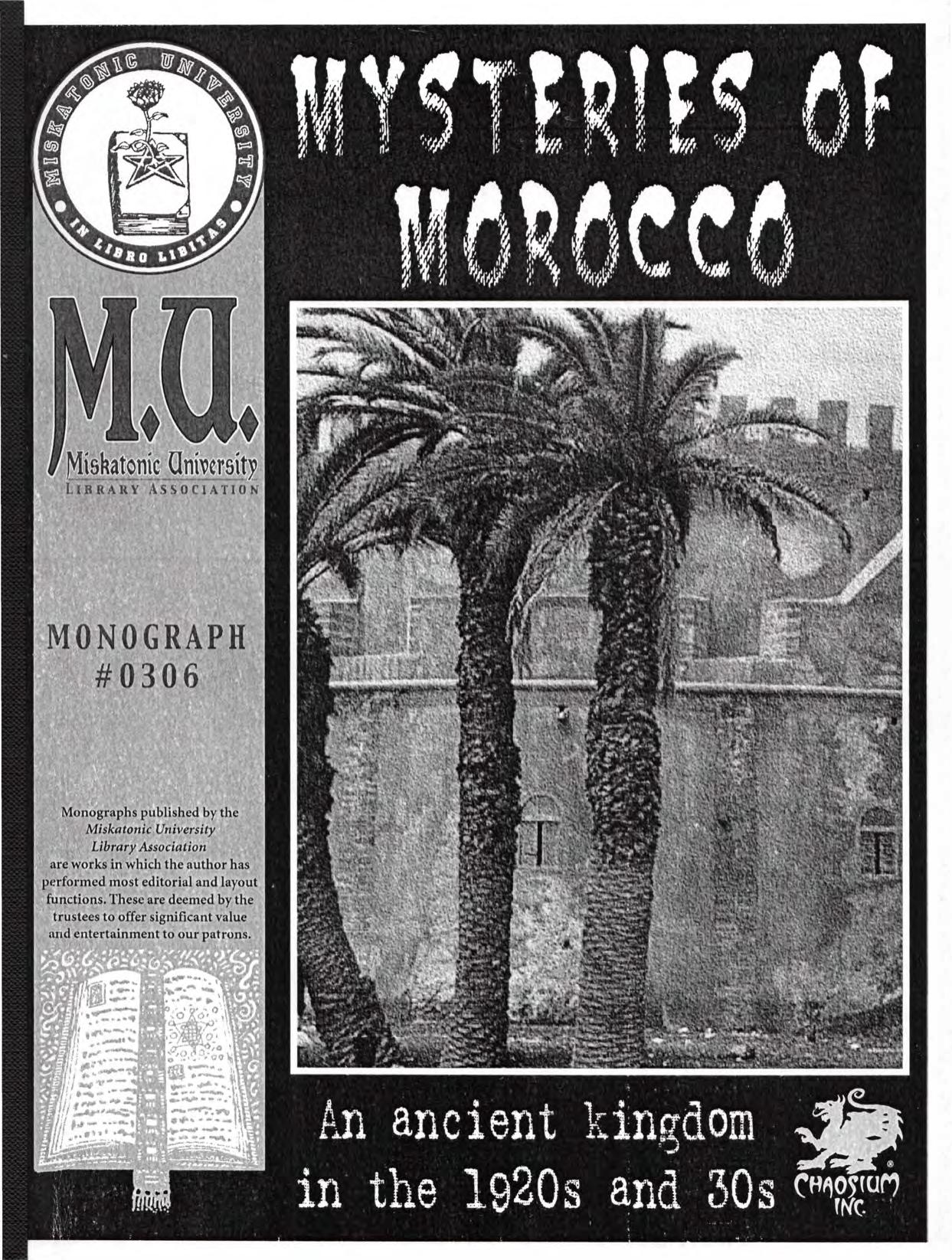 Monograph #306 - Miskatonic University